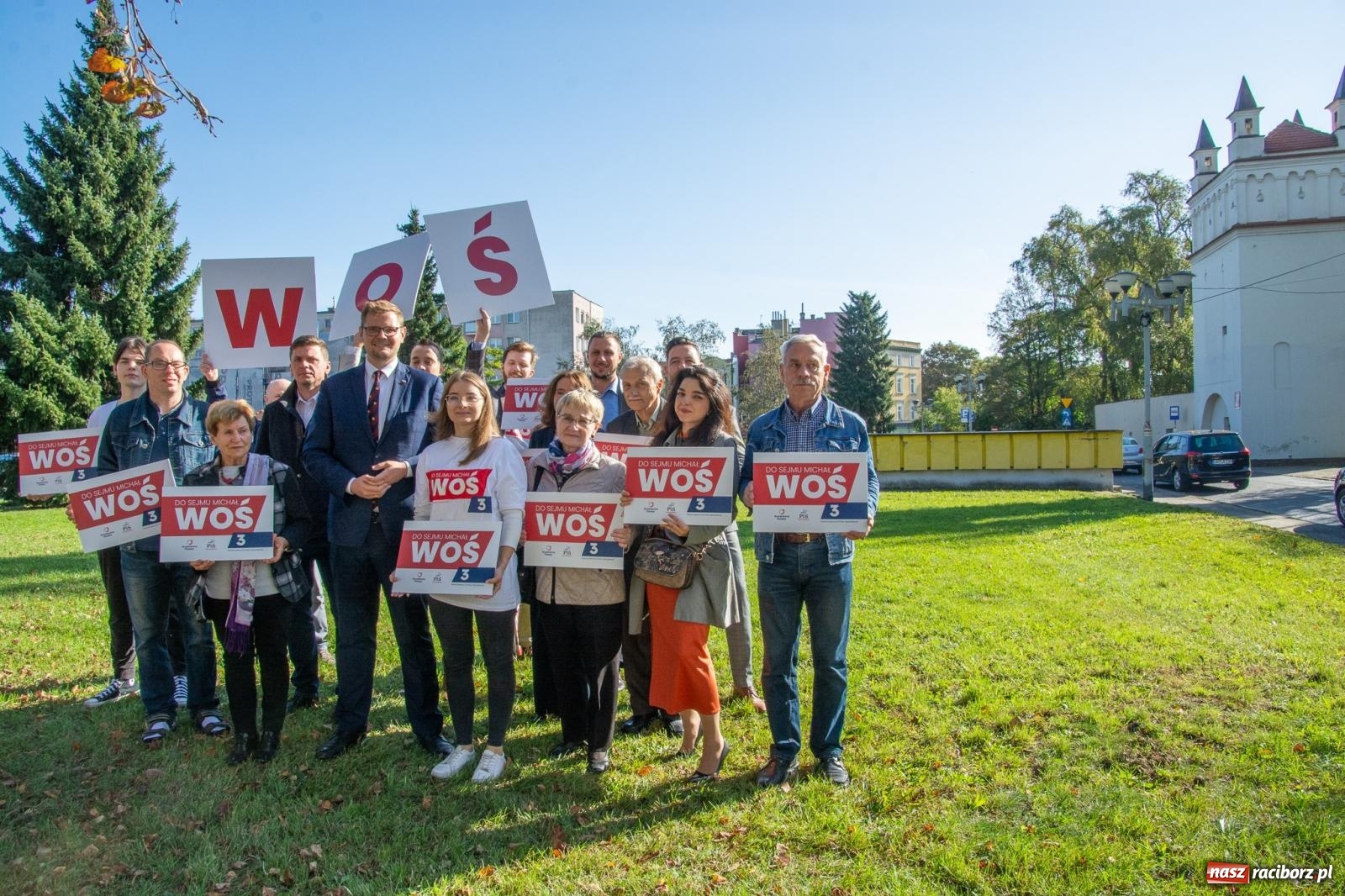 Zdjęcie w galerii na portalu naszraciborz.pl: Finisz kampanii. Wiceminister Michał Woś o Polsce w UE wiadomości z regionu