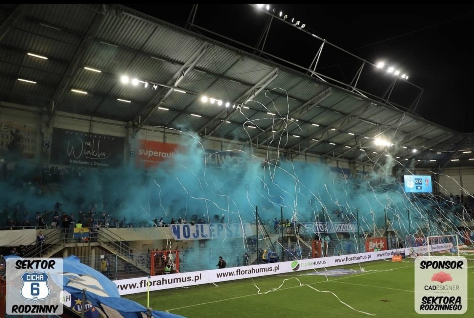 Zdjęcie w galerii na portalu naszraciborz.pl: Niebieski Racibórz zaprasza mecz Ruch Chorzów vs. Śląsk Wrocław wiadomości z regionu