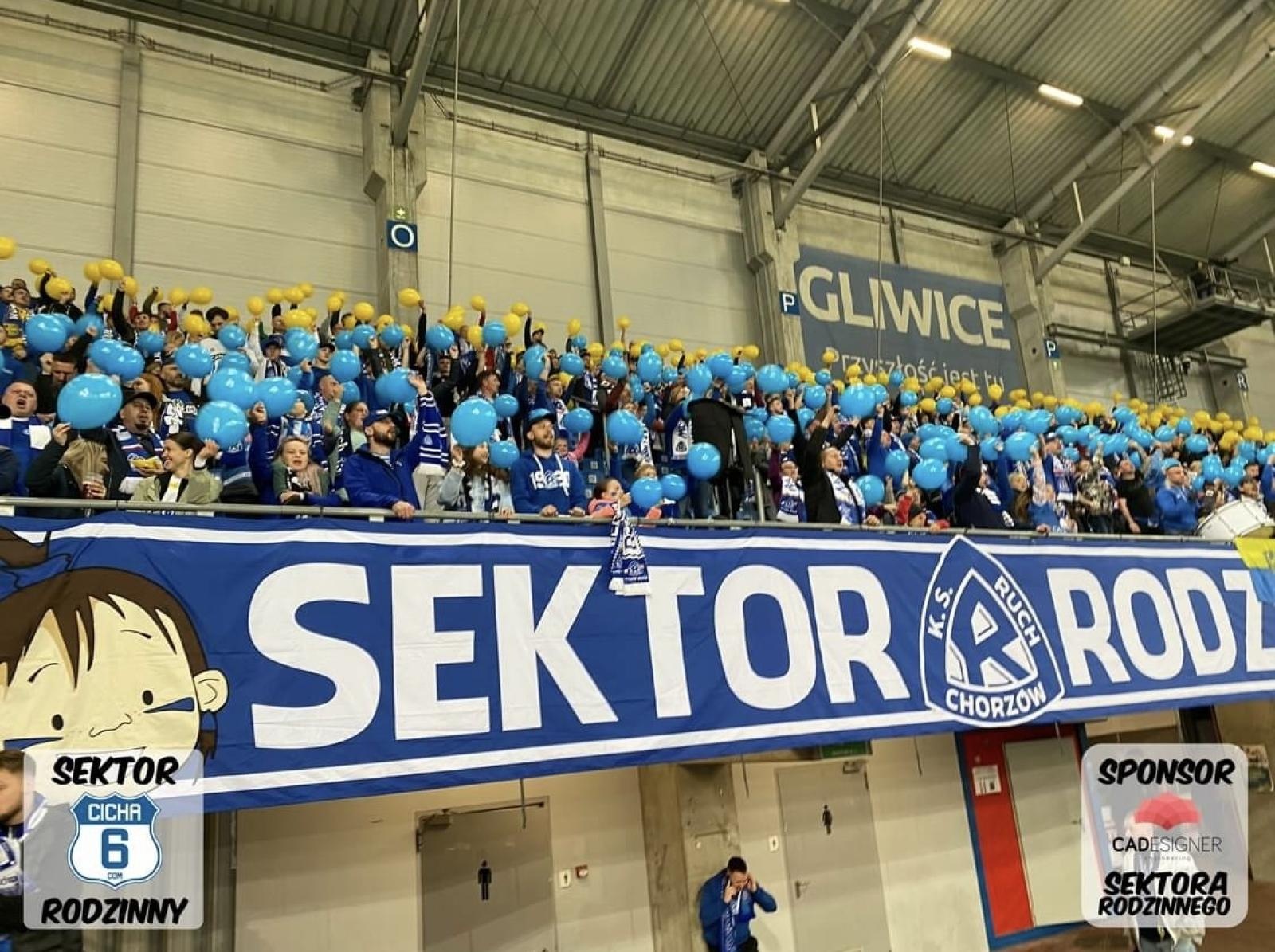 Zdjęcie w galerii na portalu naszraciborz.pl: Niebieski Racibórz zaprasza mecz Ruch Chorzów vs. Śląsk Wrocław wiadomości z regionu