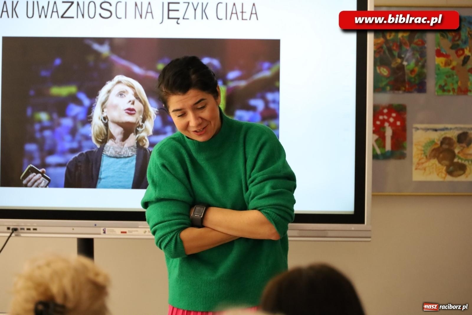 Zdjęcie w galerii na portalu naszraciborz.pl: Wdech i wydech z Patrycją Chomiczewską w raciborskiej bibliotece wiadomości z regionu