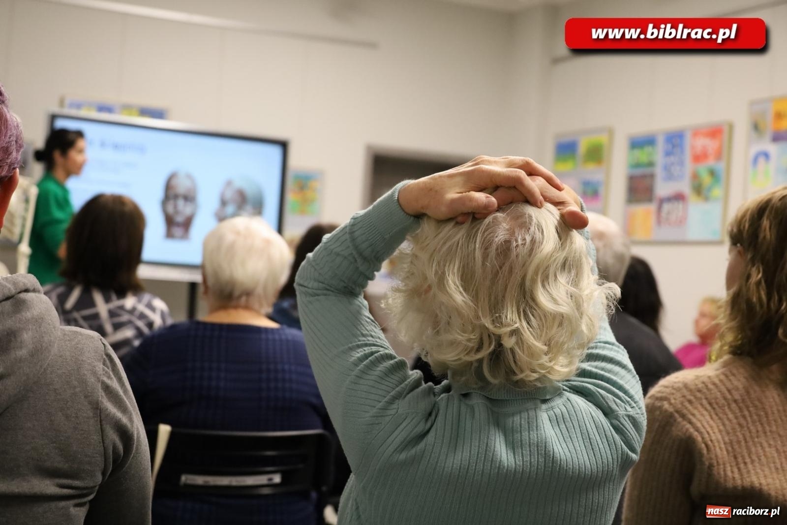 Zdjęcie w galerii na portalu naszraciborz.pl: Wdech i wydech z Patrycją Chomiczewską w raciborskiej bibliotece wiadomości z regionu