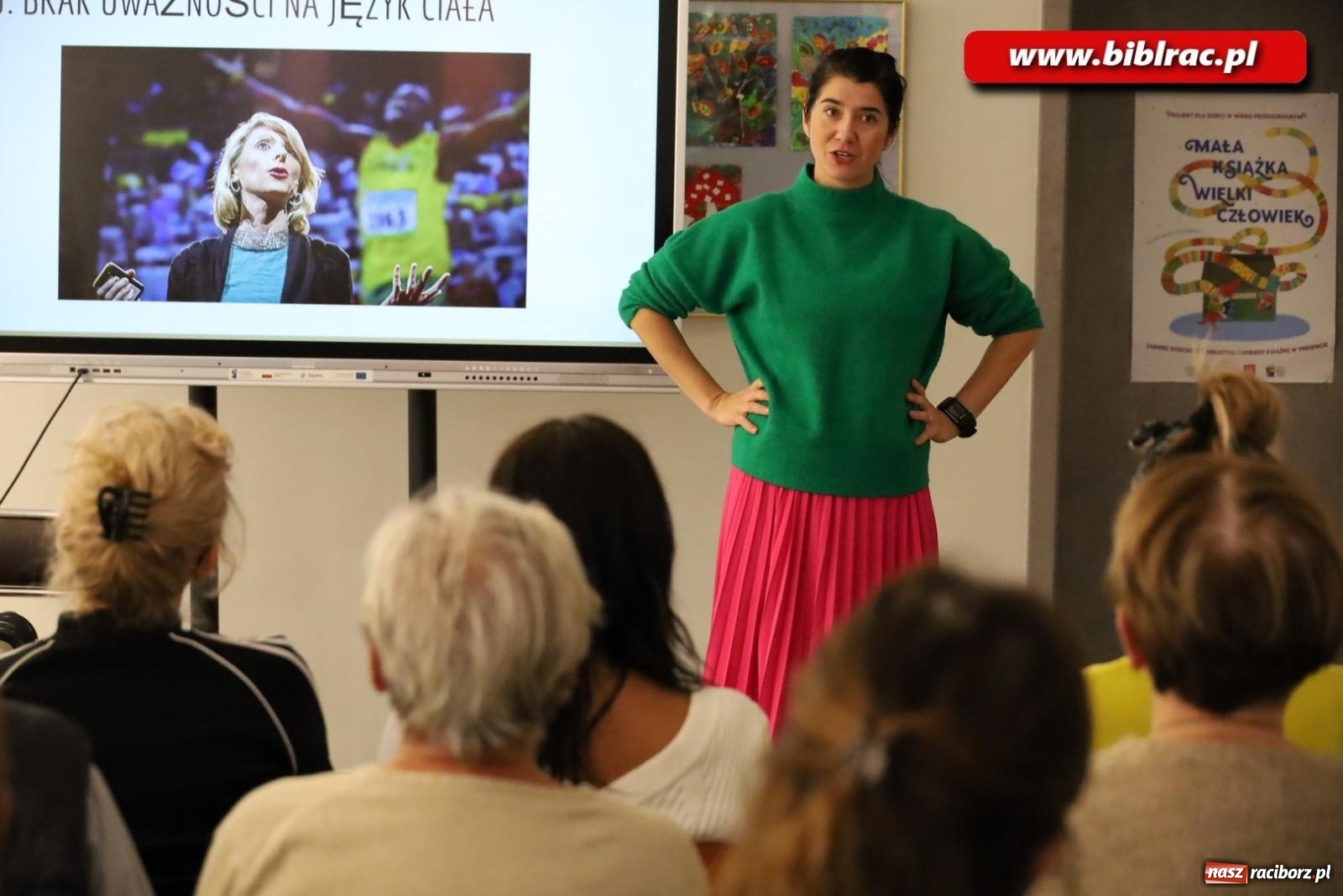 Zdjęcie w galerii na portalu naszraciborz.pl: Wdech i wydech z Patrycją Chomiczewską w raciborskiej bibliotece wiadomości z regionu