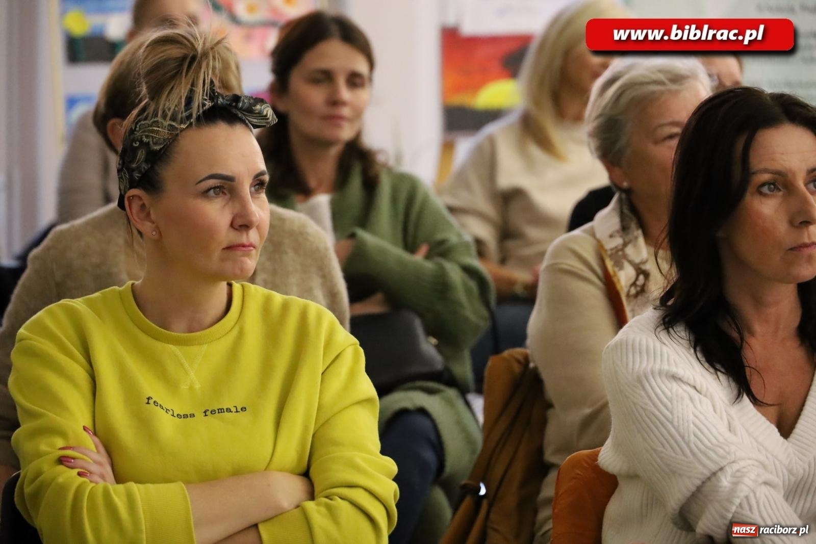 Zdjęcie w galerii na portalu naszraciborz.pl: Wdech i wydech z Patrycją Chomiczewską w raciborskiej bibliotece wiadomości z regionu