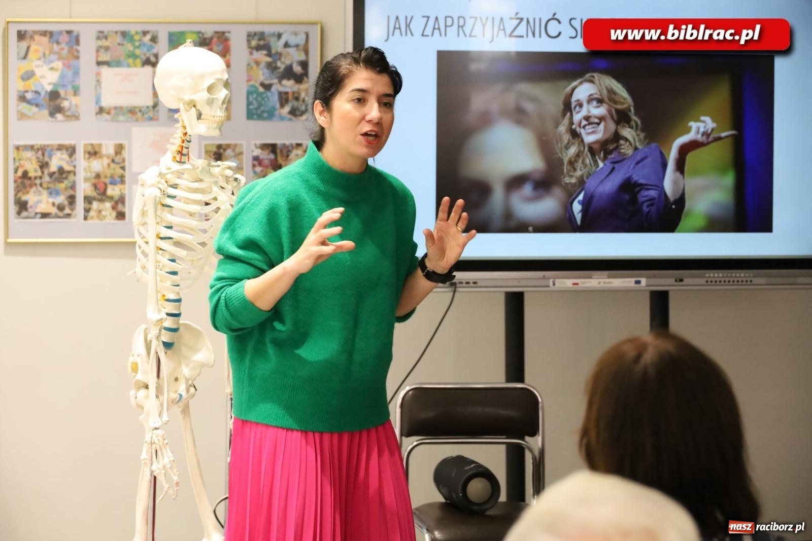 Zdjęcie w galerii na portalu naszraciborz.pl: Wdech i wydech z Patrycją Chomiczewską w raciborskiej bibliotece wiadomości z regionu