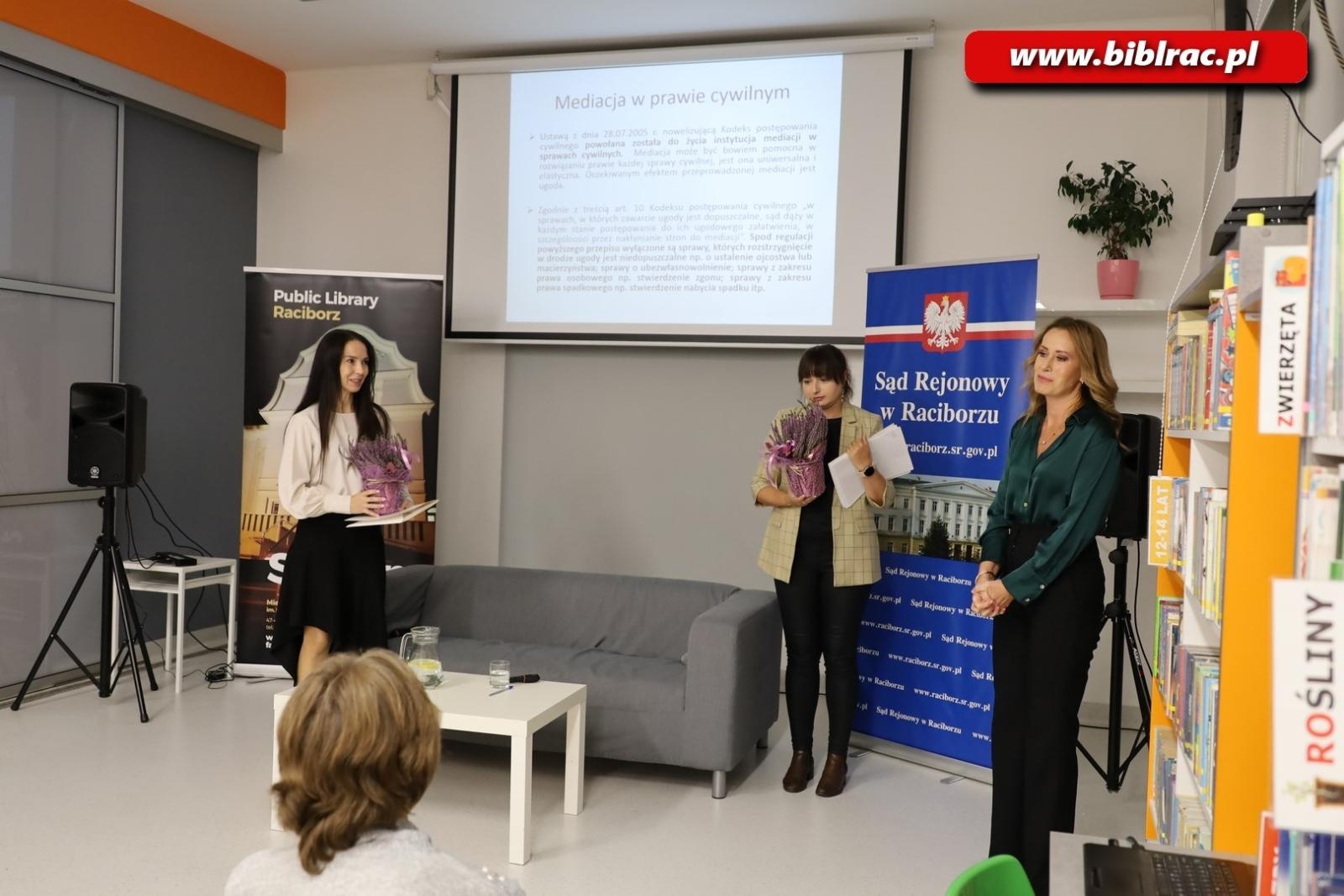 Zdjęcie w galerii na portalu naszraciborz.pl: Daj szansę mediacji w sprawie o rozwód! Prelekcja w raciborskiej bibliotece wiadomości z regionu