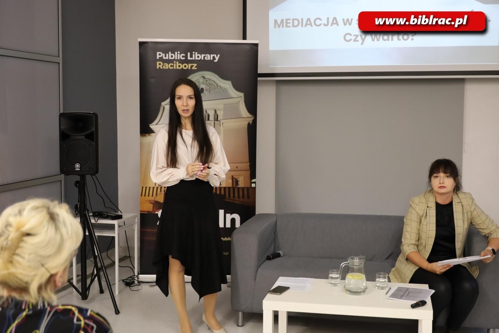 Zdjęcie w galerii na portalu naszraciborz.pl: Daj szansę mediacji w sprawie o rozwód! Prelekcja w raciborskiej bibliotece wiadomości z regionu