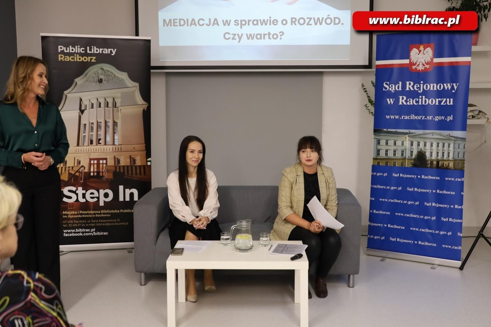 Zdjęcie w galerii na portalu naszraciborz.pl: Daj szansę mediacji w sprawie o rozwód! Prelekcja w raciborskiej bibliotece wiadomości z regionu