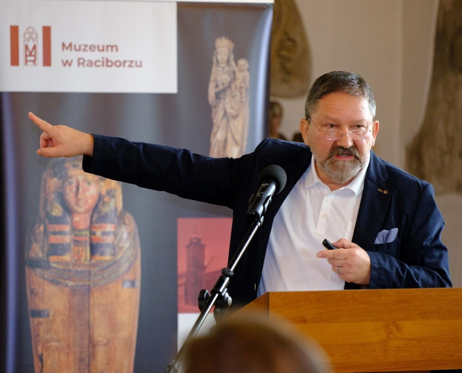 Zdjęcie w galerii na portalu naszraciborz.pl: Niekoronowany król Górnego Śląska bohaterem konferencji w Muzeum wiadomości z regionu