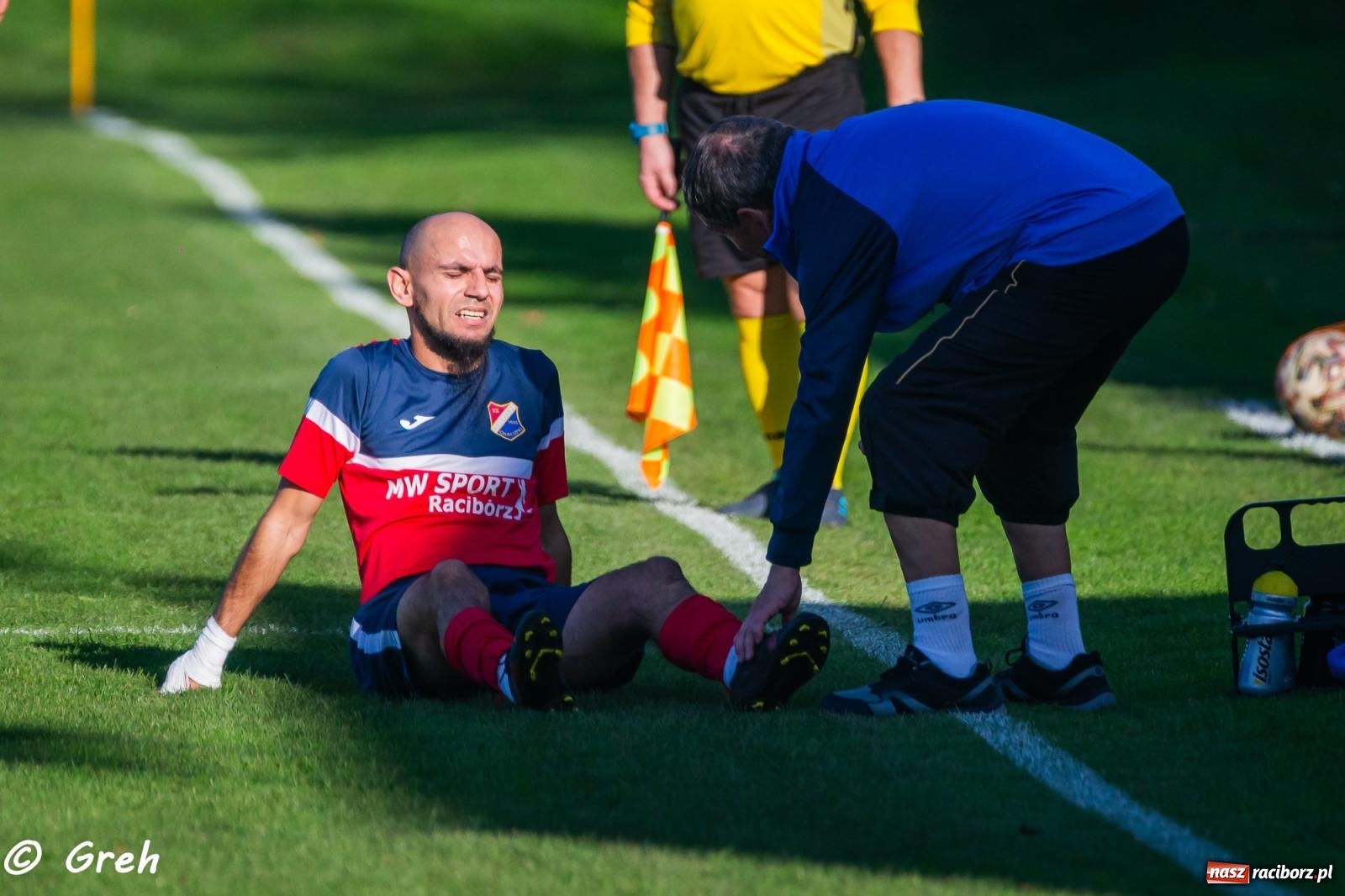 Zdjęcie w galerii na portalu naszraciborz.pl: Wyrównany bój Kolejarza i Rozwoju zakończony podziałem punktów [FOTO] wiadomości z regionu