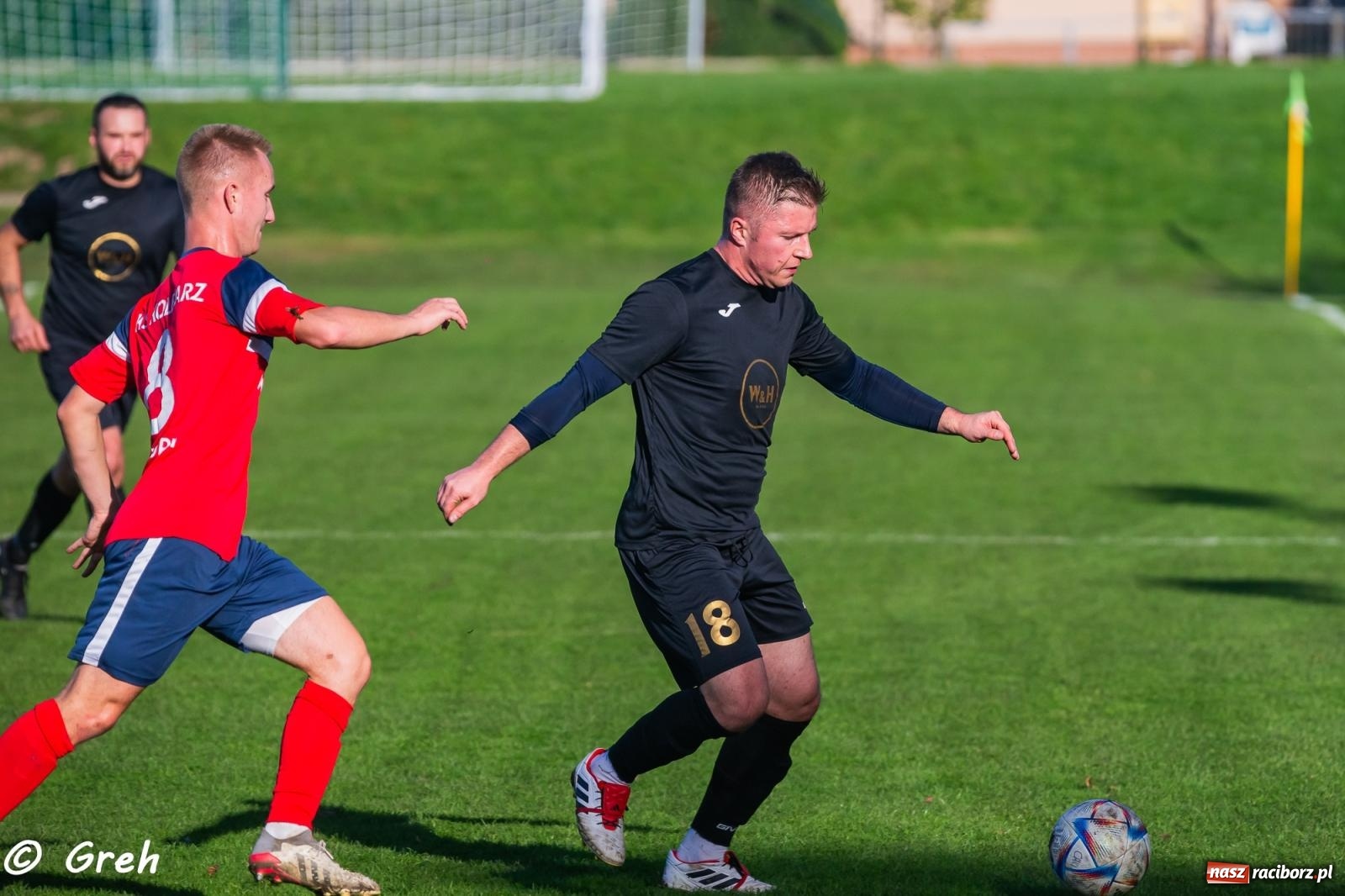 Zdjęcie w galerii na portalu naszraciborz.pl: Wyrównany bój Kolejarza i Rozwoju zakończony podziałem punktów [FOTO] wiadomości z regionu