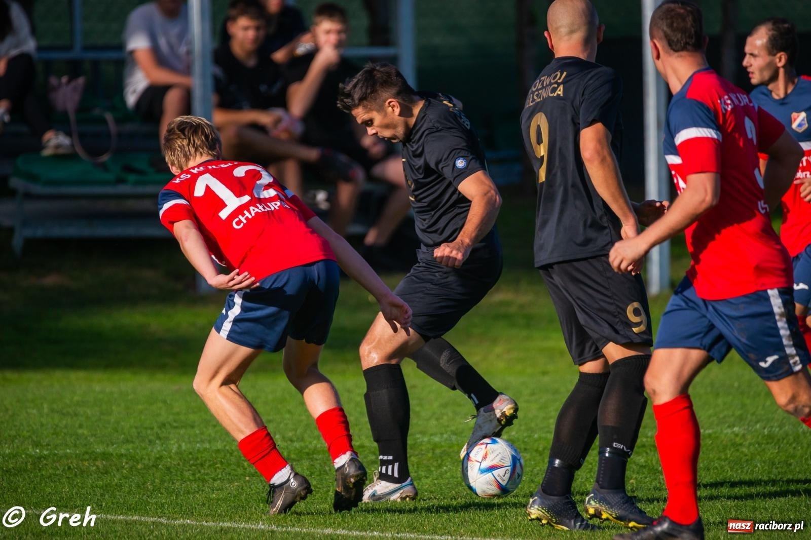 Zdjęcie w galerii na portalu naszraciborz.pl: Wyrównany bój Kolejarza i Rozwoju zakończony podziałem punktów [FOTO] wiadomości z regionu