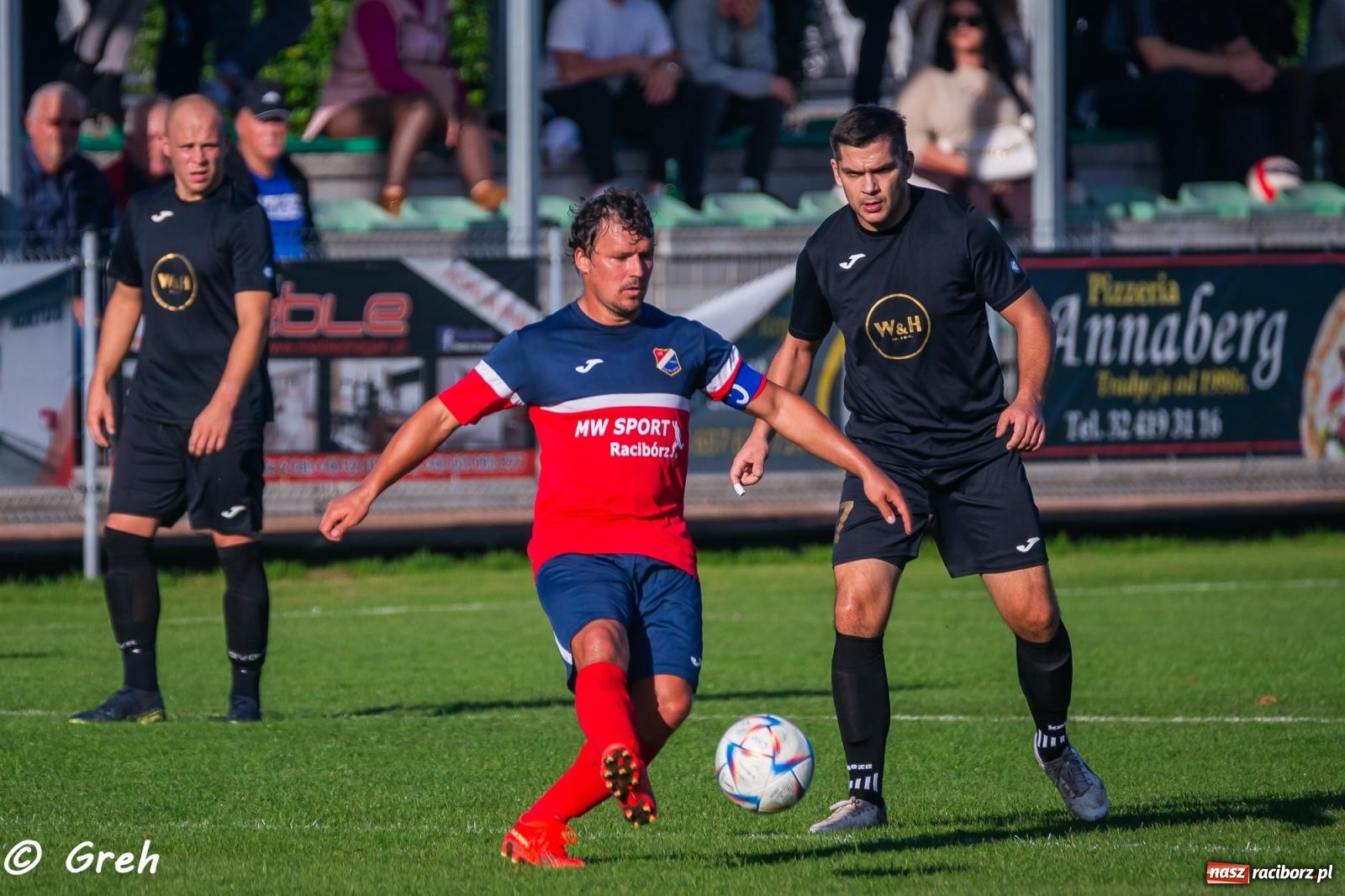 Zdjęcie w galerii na portalu naszraciborz.pl: Wyrównany bój Kolejarza i Rozwoju zakończony podziałem punktów [FOTO] wiadomości z regionu