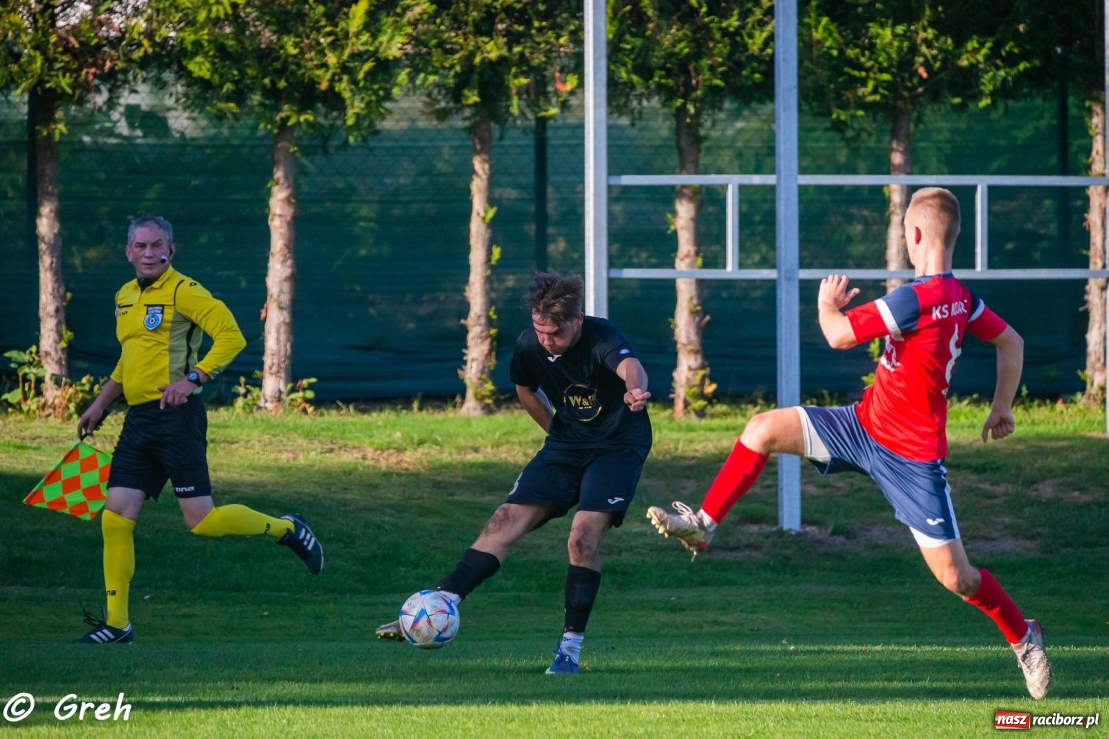 Zdjęcie w galerii na portalu naszraciborz.pl: Wyrównany bój Kolejarza i Rozwoju zakończony podziałem punktów [FOTO] wiadomości z regionu