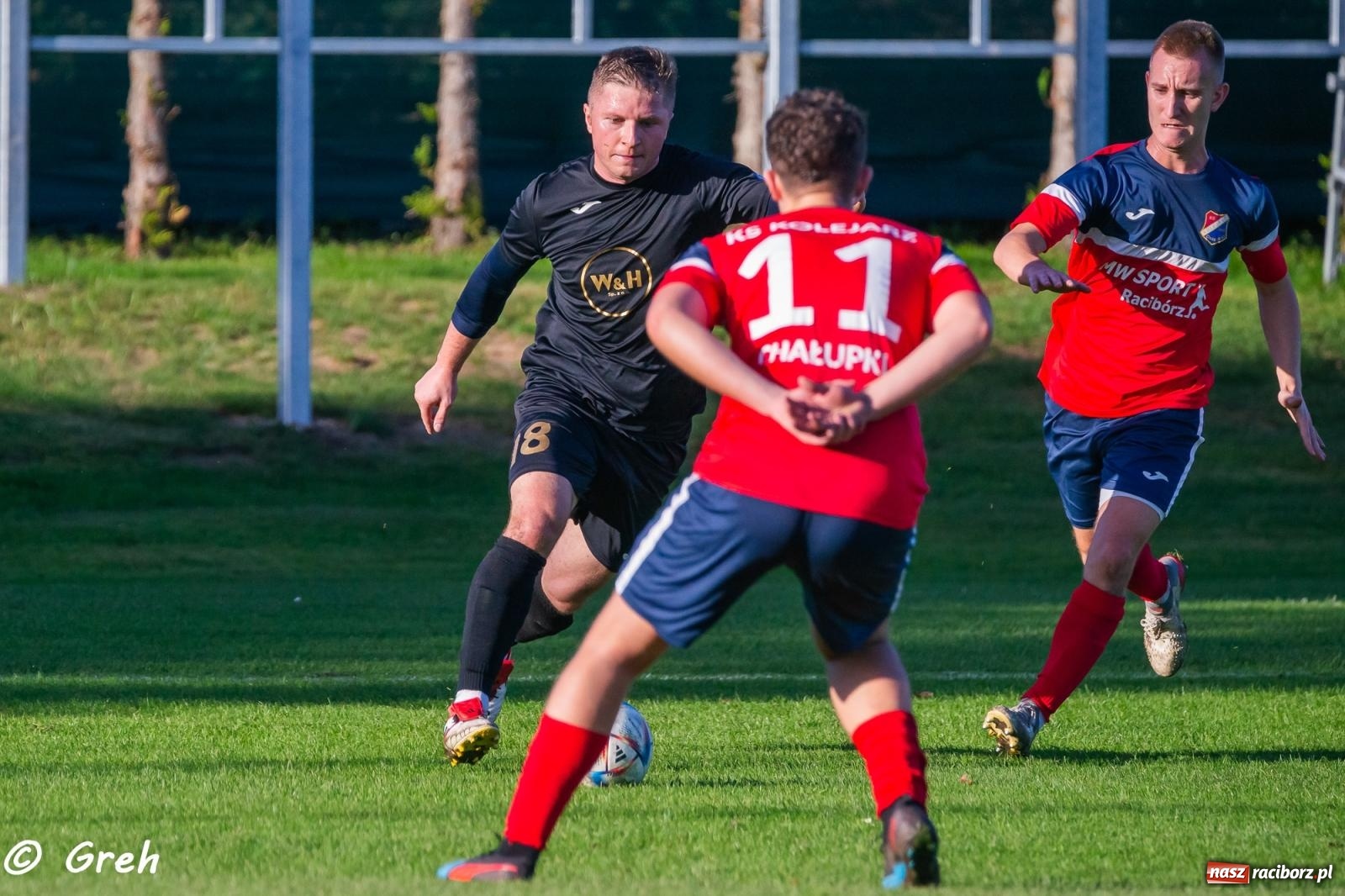 Zdjęcie w galerii na portalu naszraciborz.pl: Wyrównany bój Kolejarza i Rozwoju zakończony podziałem punktów [FOTO] wiadomości z regionu