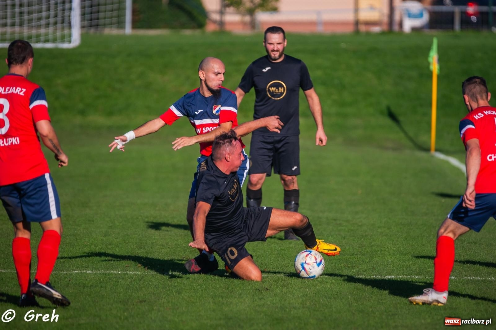 Zdjęcie w galerii na portalu naszraciborz.pl: Wyrównany bój Kolejarza i Rozwoju zakończony podziałem punktów [FOTO] wiadomości z regionu