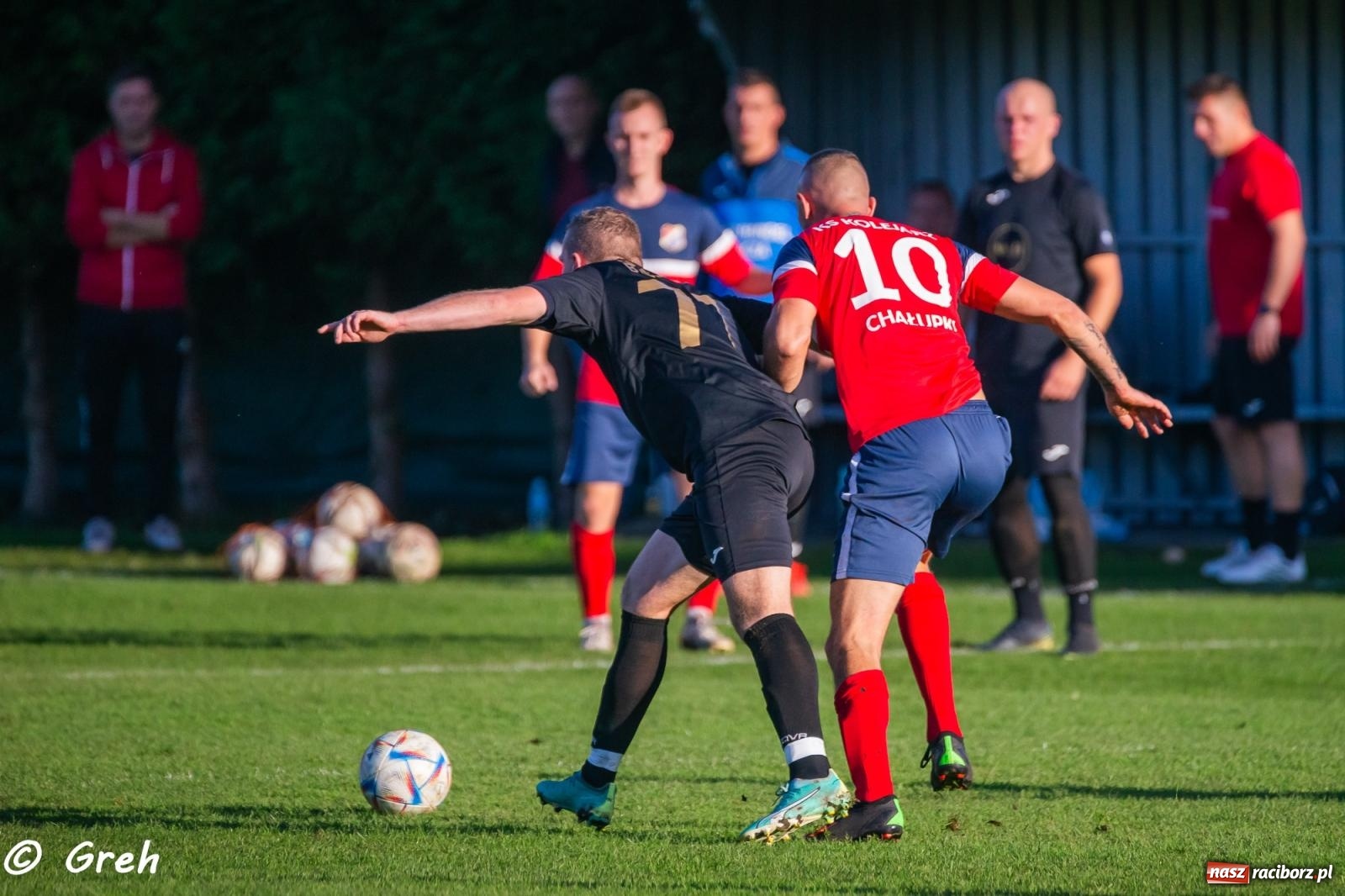 Zdjęcie w galerii na portalu naszraciborz.pl: Wyrównany bój Kolejarza i Rozwoju zakończony podziałem punktów [FOTO] wiadomości z regionu