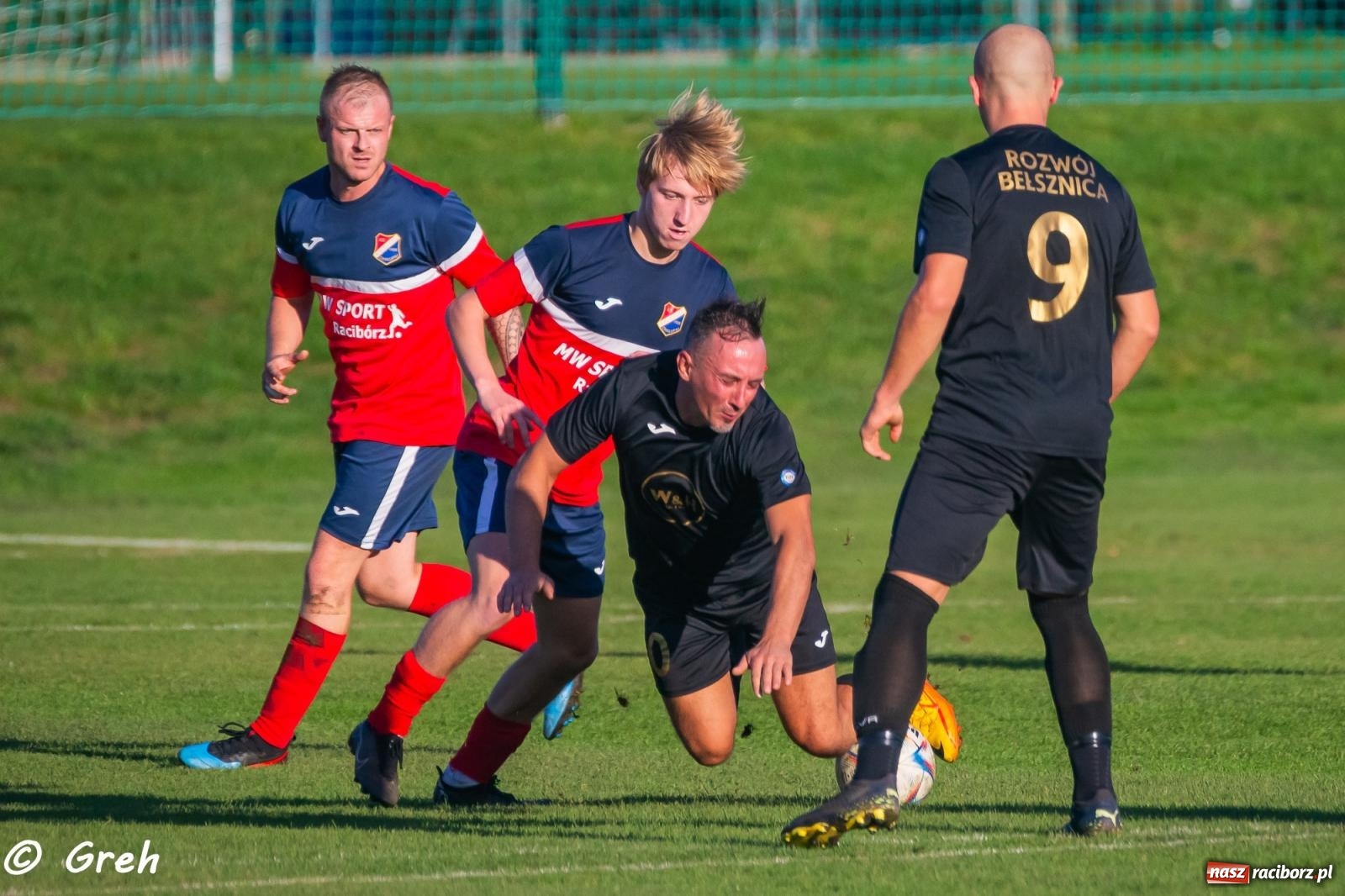 Zdjęcie w galerii na portalu naszraciborz.pl: Wyrównany bój Kolejarza i Rozwoju zakończony podziałem punktów [FOTO] wiadomości z regionu