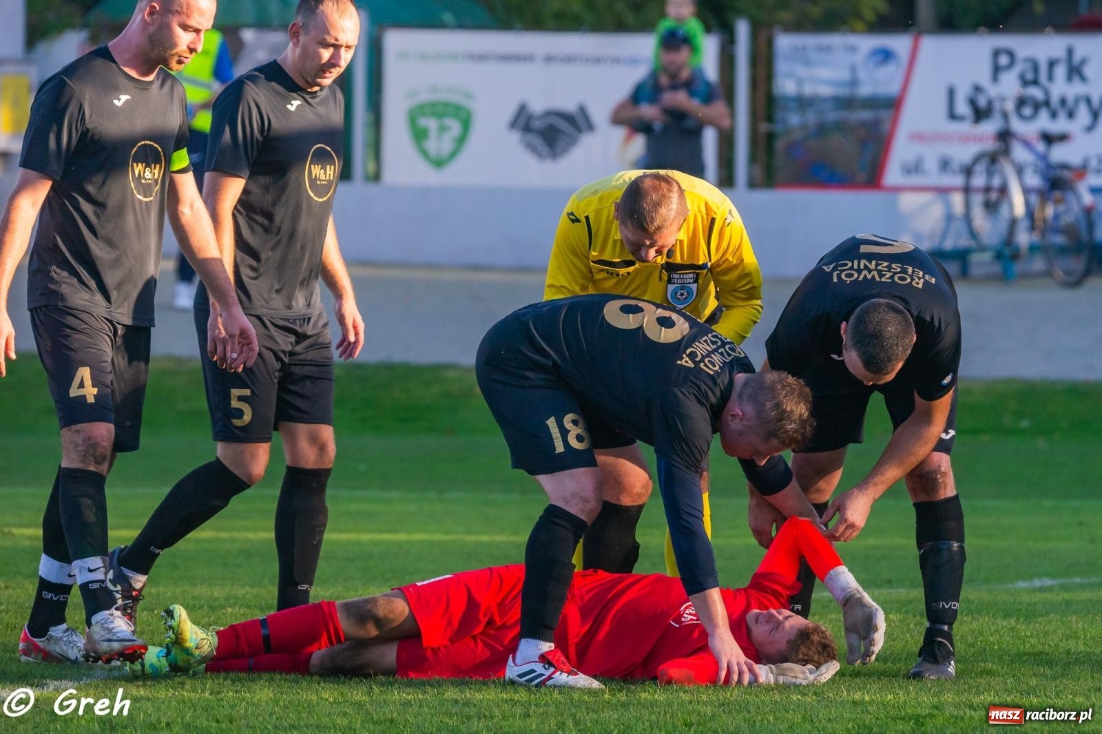 Zdjęcie w galerii na portalu naszraciborz.pl: Wyrównany bój Kolejarza i Rozwoju zakończony podziałem punktów [FOTO] wiadomości z regionu