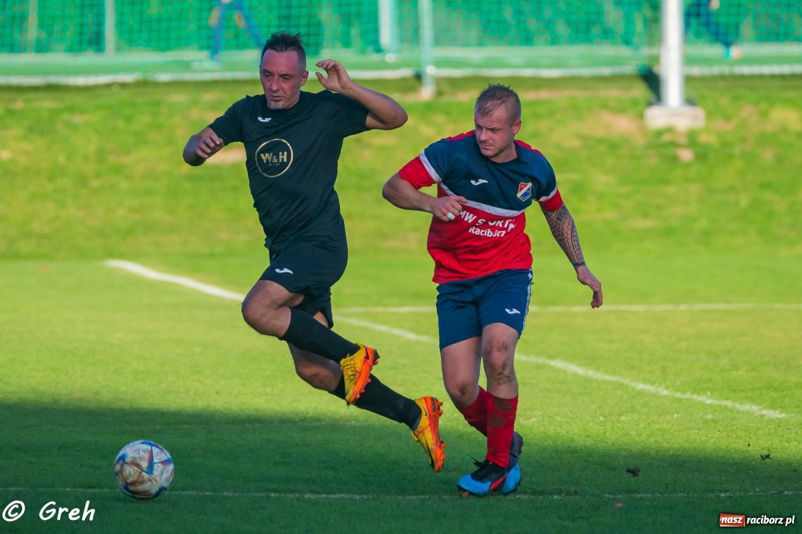 Zdjęcie w galerii na portalu naszraciborz.pl: Wyrównany bój Kolejarza i Rozwoju zakończony podziałem punktów [FOTO] wiadomości z regionu