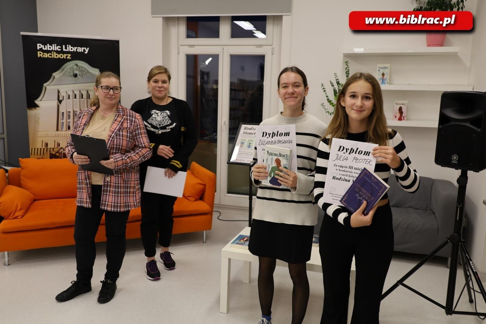 Zdjęcie w galerii na portalu naszraciborz.pl: Rodzina Monet – konkurs wiedzy w raciborskiej bibliotece wiadomości z regionu