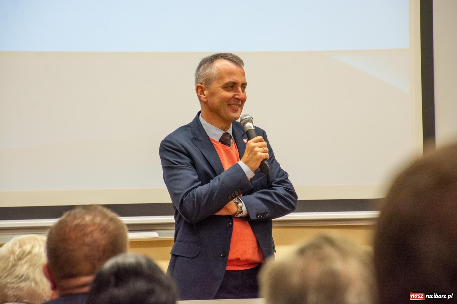 Zdjęcie w galerii na portalu naszraciborz.pl: Jerzy Buzek gościem na seminarium Eunomii w raciborskiej ANS wiadomości z regionu