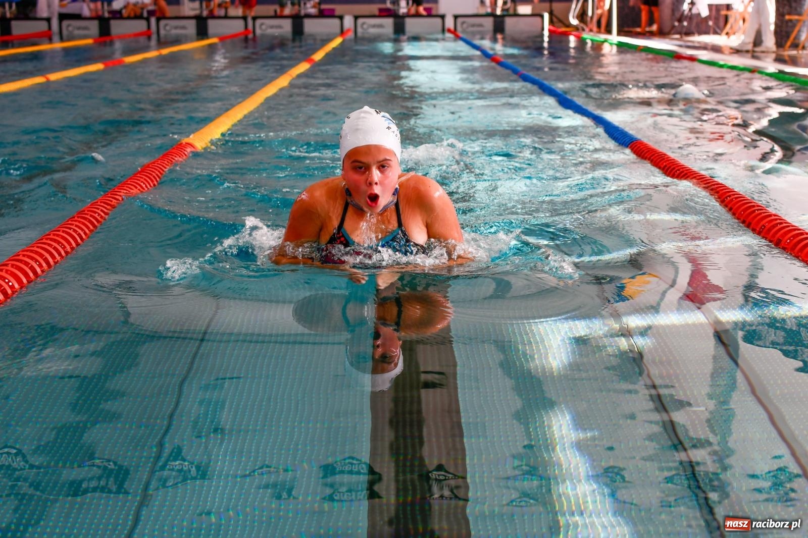 Zdjęcie w galerii na portalu naszraciborz.pl: Pływacka rywalizacja w sprincie w ZSOMS [FOTO i WIDEO] wiadomości z regionu