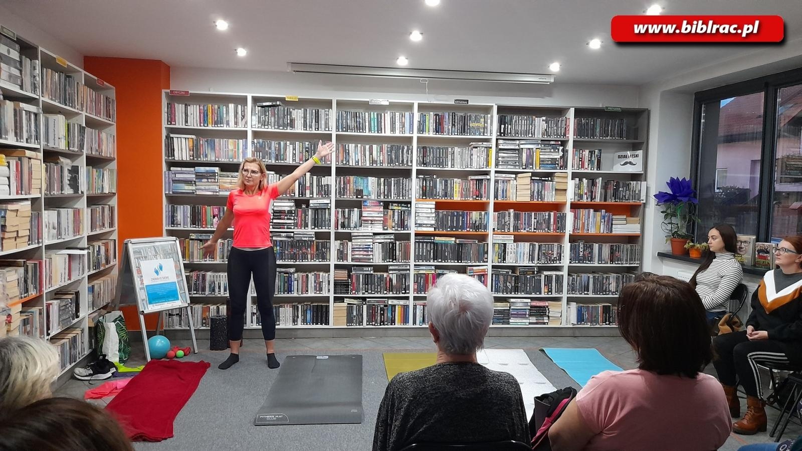Zdjęcie w galerii na portalu naszraciborz.pl: Zadbaj o kręgosłup! Spotkanie w bibliotece na Ostrogu wiadomości z regionu