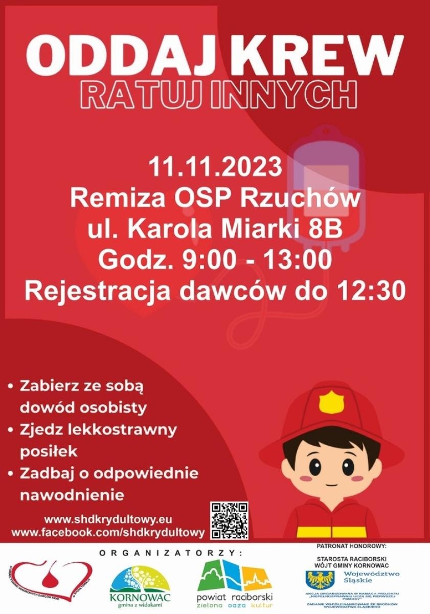 Zdjęcie w galerii na portalu naszraciborz.pl: Strażacy ochotnicy promują zdrowie i krwiodawstwo wiadomości z regionu