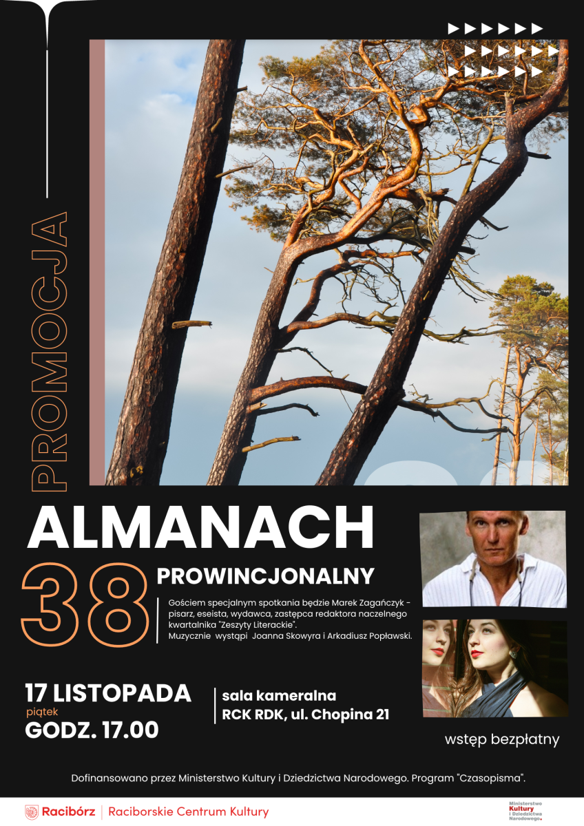 Zdjęcie w galerii na portalu naszraciborz.pl: RCK zaprasza na promocję 38. Almanachu Prowincjonalnego wiadomości z regionu