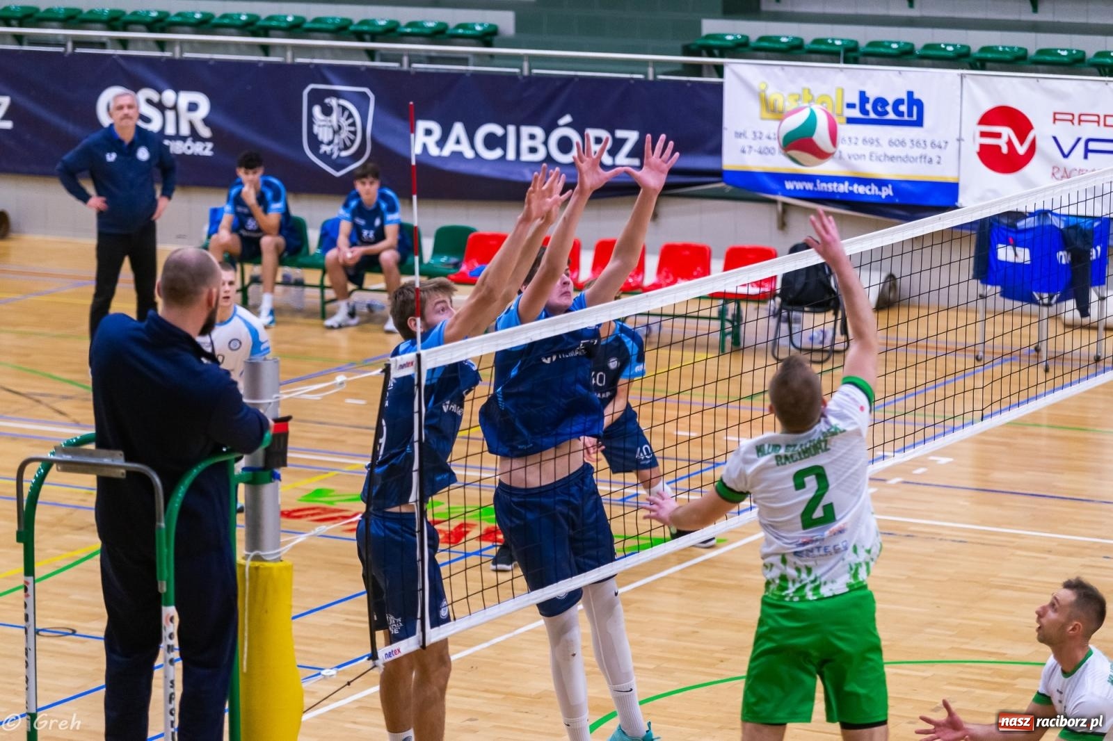 Zdjęcie w galerii na portalu naszraciborz.pl: Siatkówka. Racibórz bez punktów w zaległym meczu [FOTO i WIDEO] wiadomości z regionu