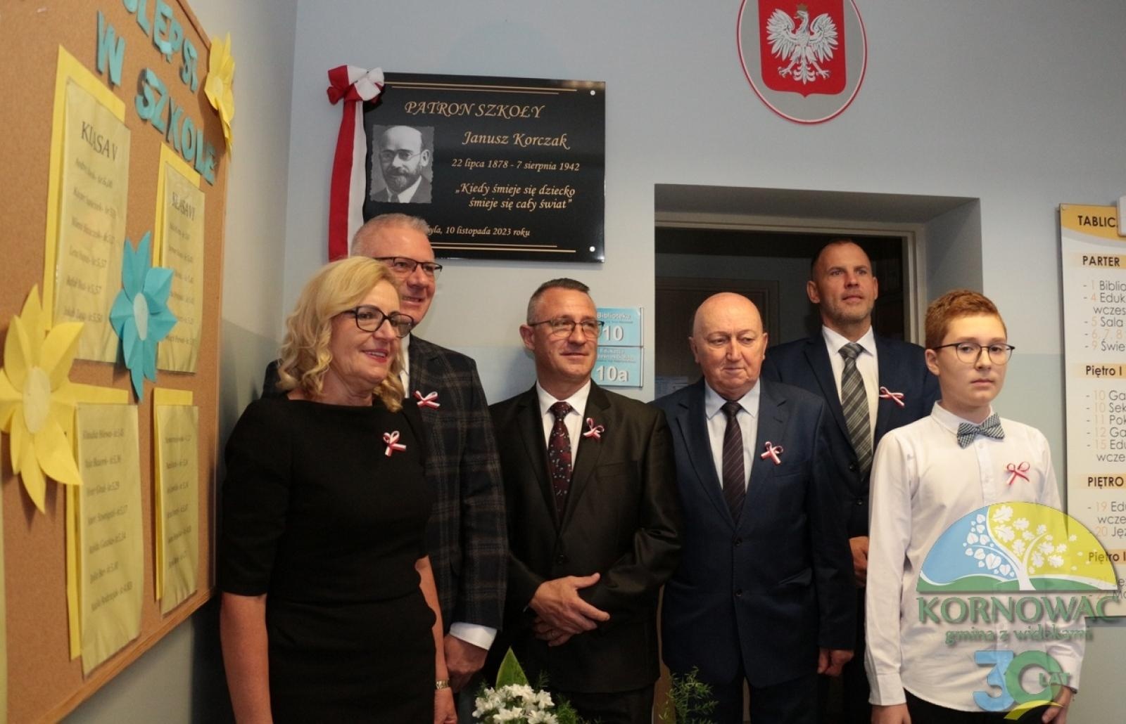 Zdjęcie w galerii na portalu naszraciborz.pl: ZSP w Kobyli ma patrona. To Janusz Korczak wiadomości z regionu