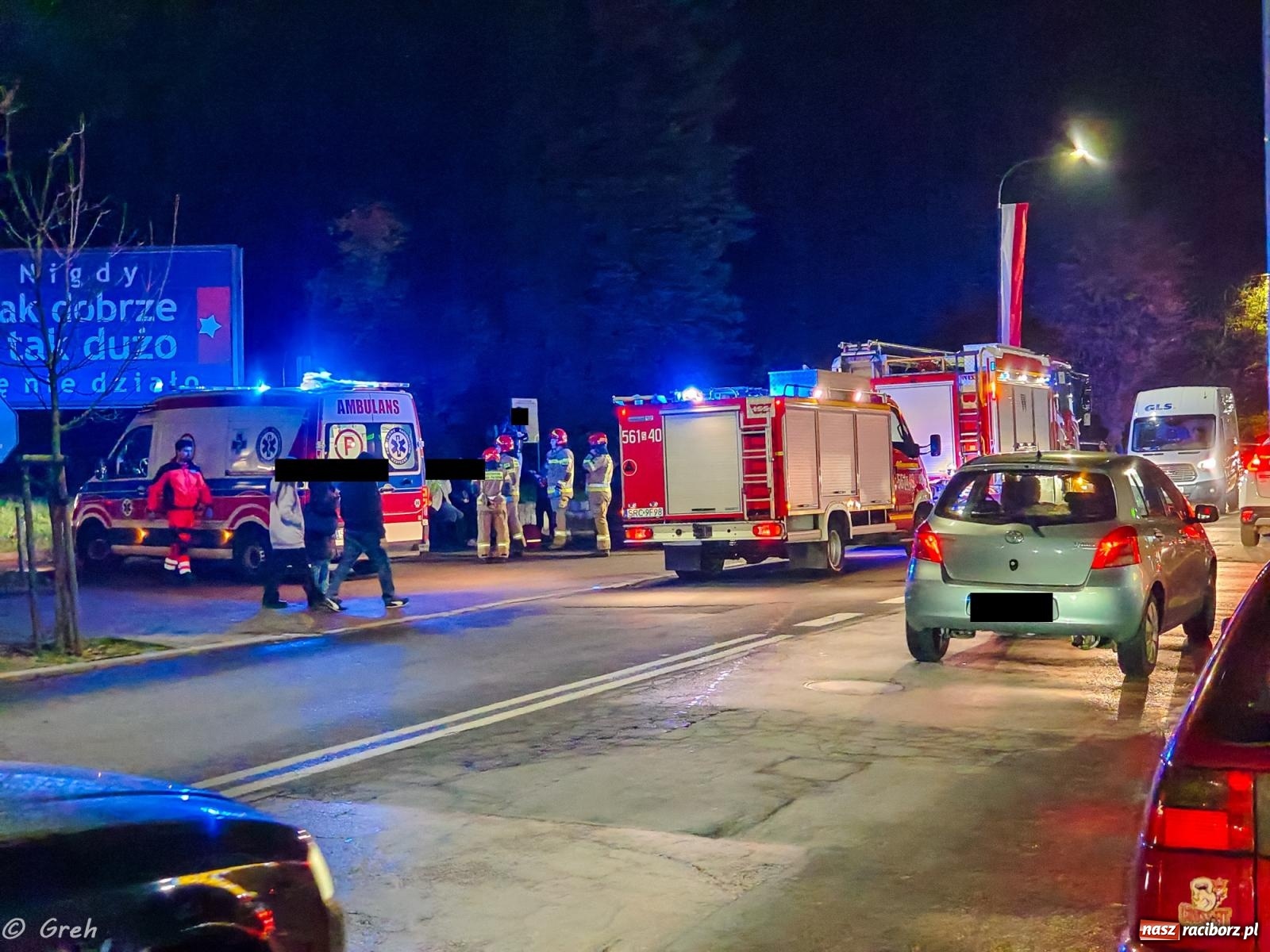 Zdjęcie w galerii na portalu naszraciborz.pl: Zderzenie na Opawskiej. Poszkodowany ma teraz problemy wiadomości z regionu