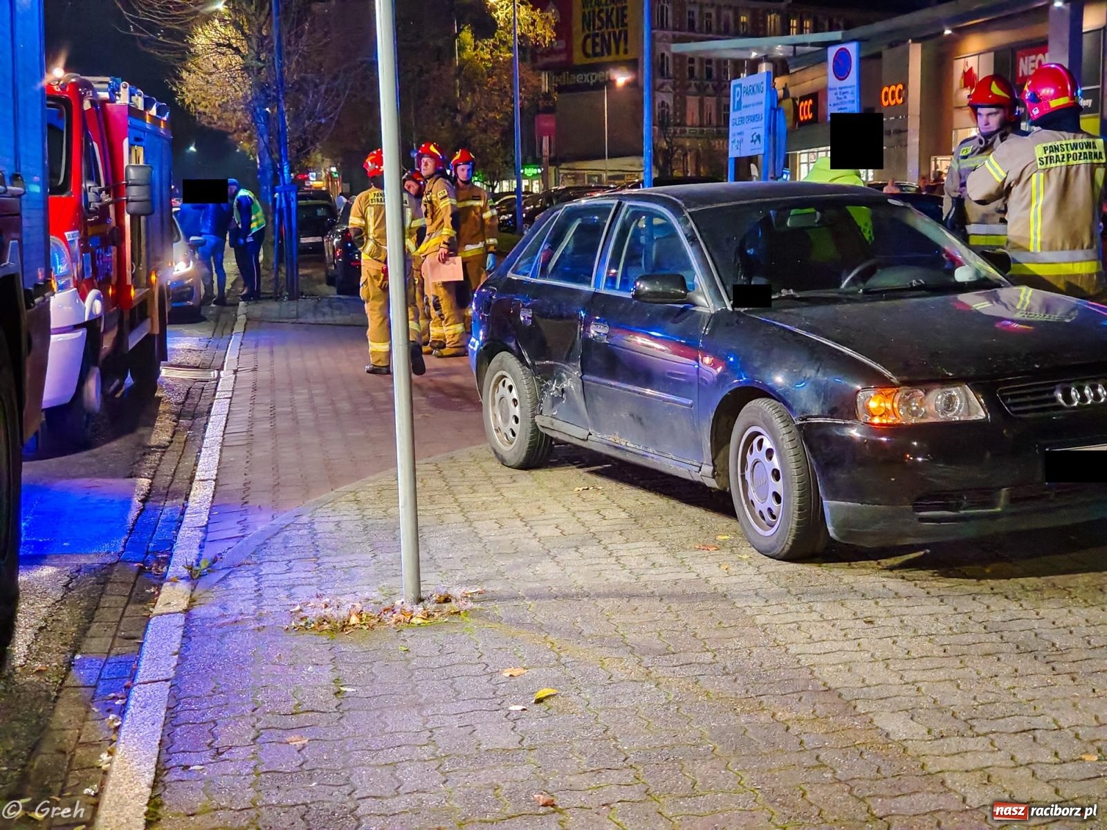 Zdjęcie w galerii na portalu naszraciborz.pl: Zderzenie na Opawskiej. Poszkodowany ma teraz problemy wiadomości z regionu