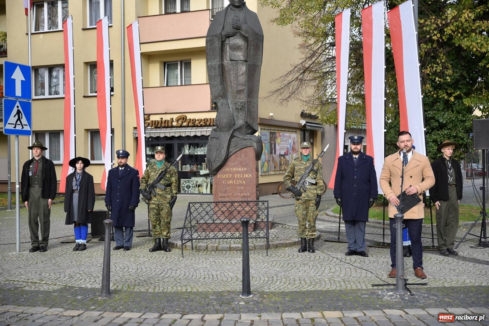 Zdjęcie w galerii na portalu naszraciborz.pl: Nie jest dana na zawsze. Racibórz świętuje odzyskanie niepodległości [FOTO i WIDEO] wiadomości z regionu
