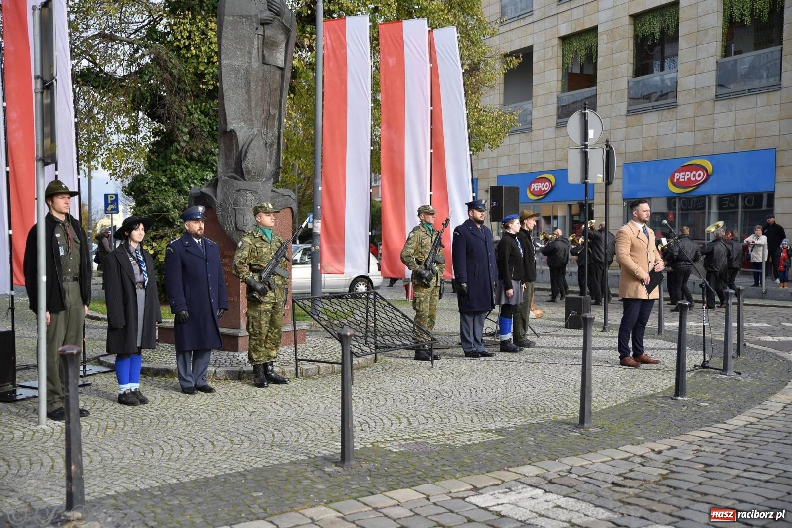 Zdjęcie w galerii na portalu naszraciborz.pl: Nie jest dana na zawsze. Racibórz świętuje odzyskanie niepodległości [FOTO i WIDEO] wiadomości z regionu