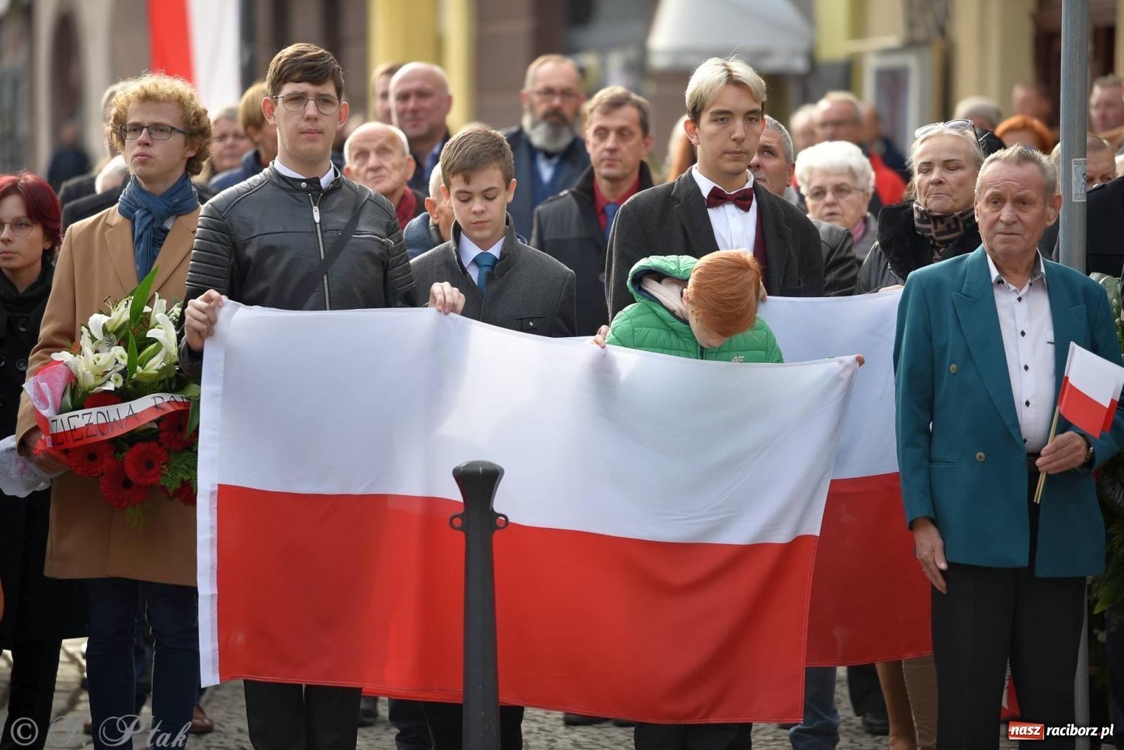 Zdjęcie w galerii na portalu naszraciborz.pl: Nie jest dana na zawsze. Racibórz świętuje odzyskanie niepodległości [FOTO i WIDEO] wiadomości z regionu