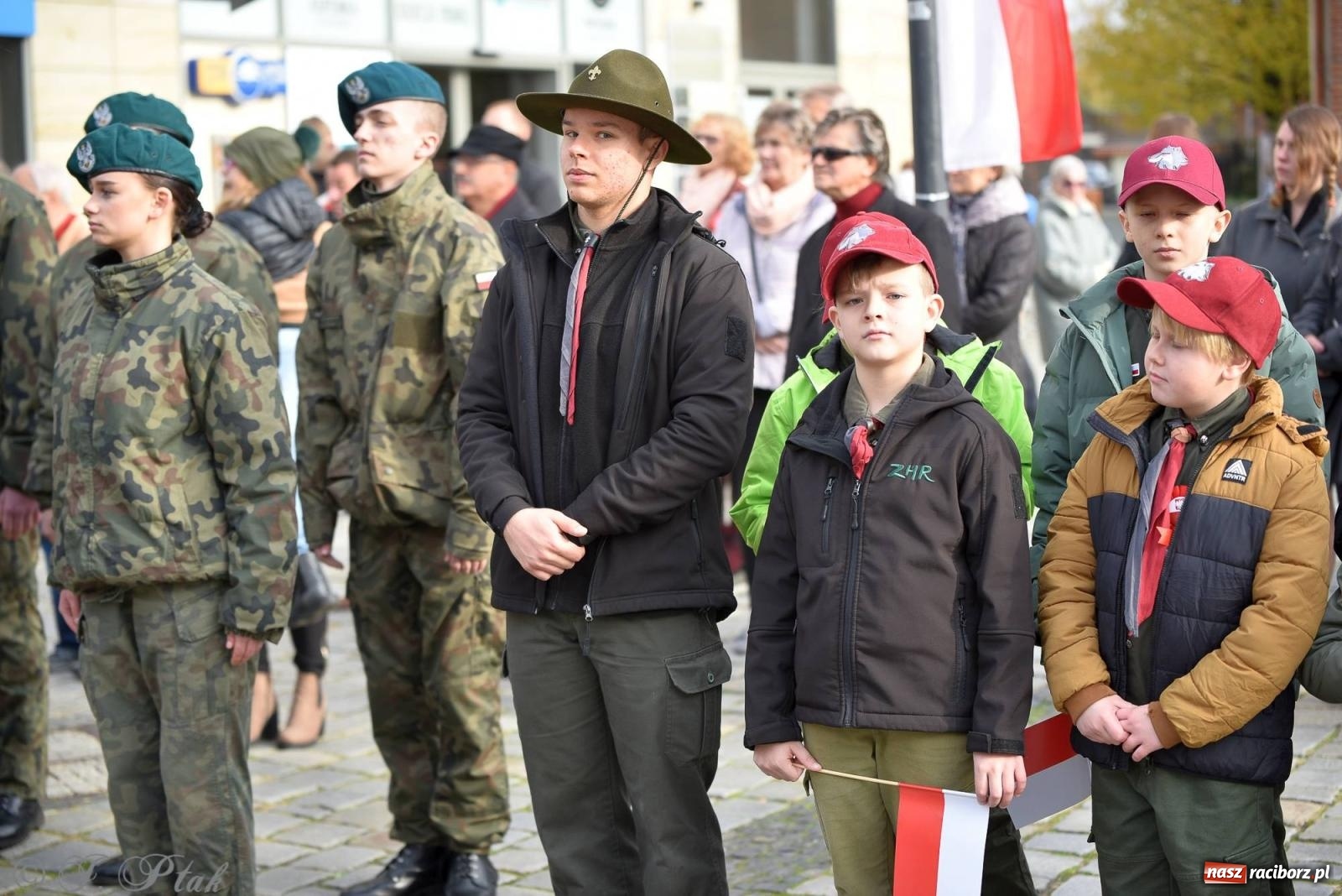 Zdjęcie w galerii na portalu naszraciborz.pl: Nie jest dana na zawsze. Racibórz świętuje odzyskanie niepodległości [FOTO i WIDEO] wiadomości z regionu