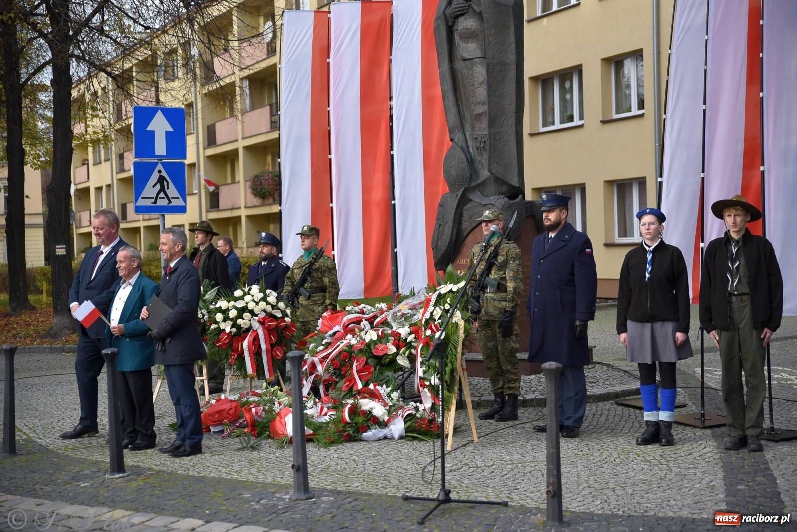 Zdjęcie w galerii na portalu naszraciborz.pl: Nie jest dana na zawsze. Racibórz świętuje odzyskanie niepodległości [FOTO i WIDEO] wiadomości z regionu