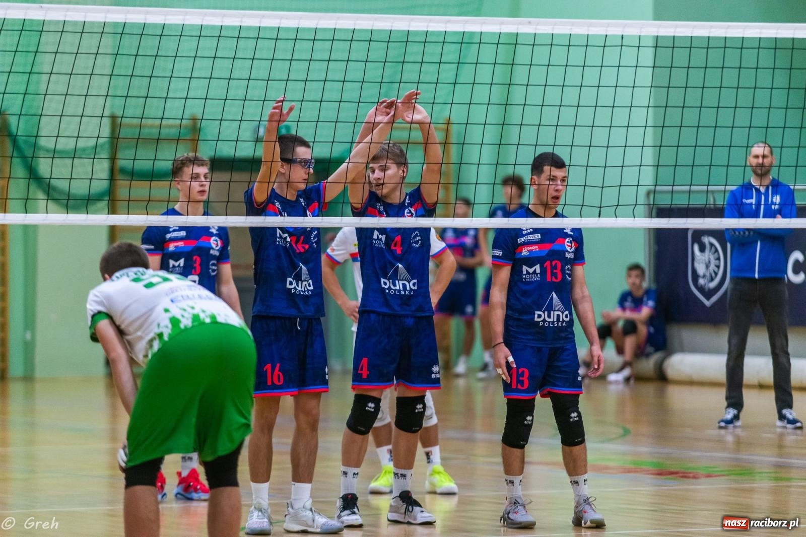 Zdjęcie w galerii na portalu naszraciborz.pl: Siatkówka. Gładka wygrana z outsiderem z Będzina [FOTO i WIDEO] wiadomości z regionu
