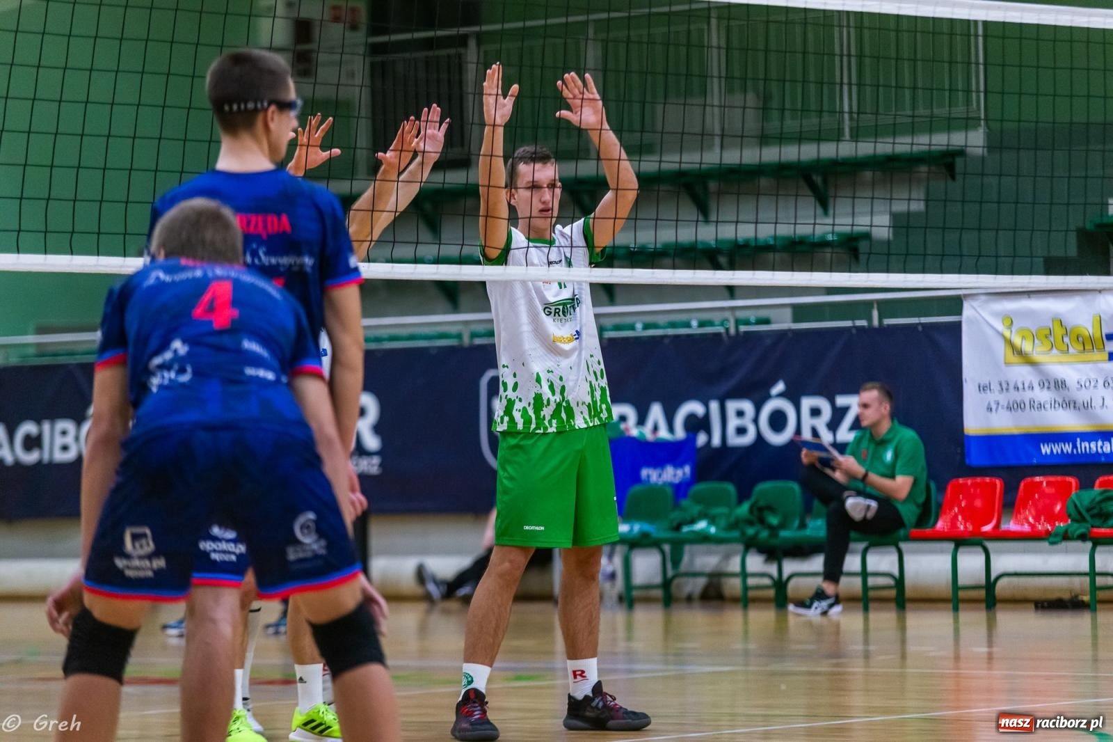 Zdjęcie w galerii na portalu naszraciborz.pl: Siatkówka. Gładka wygrana z outsiderem z Będzina [FOTO i WIDEO] wiadomości z regionu