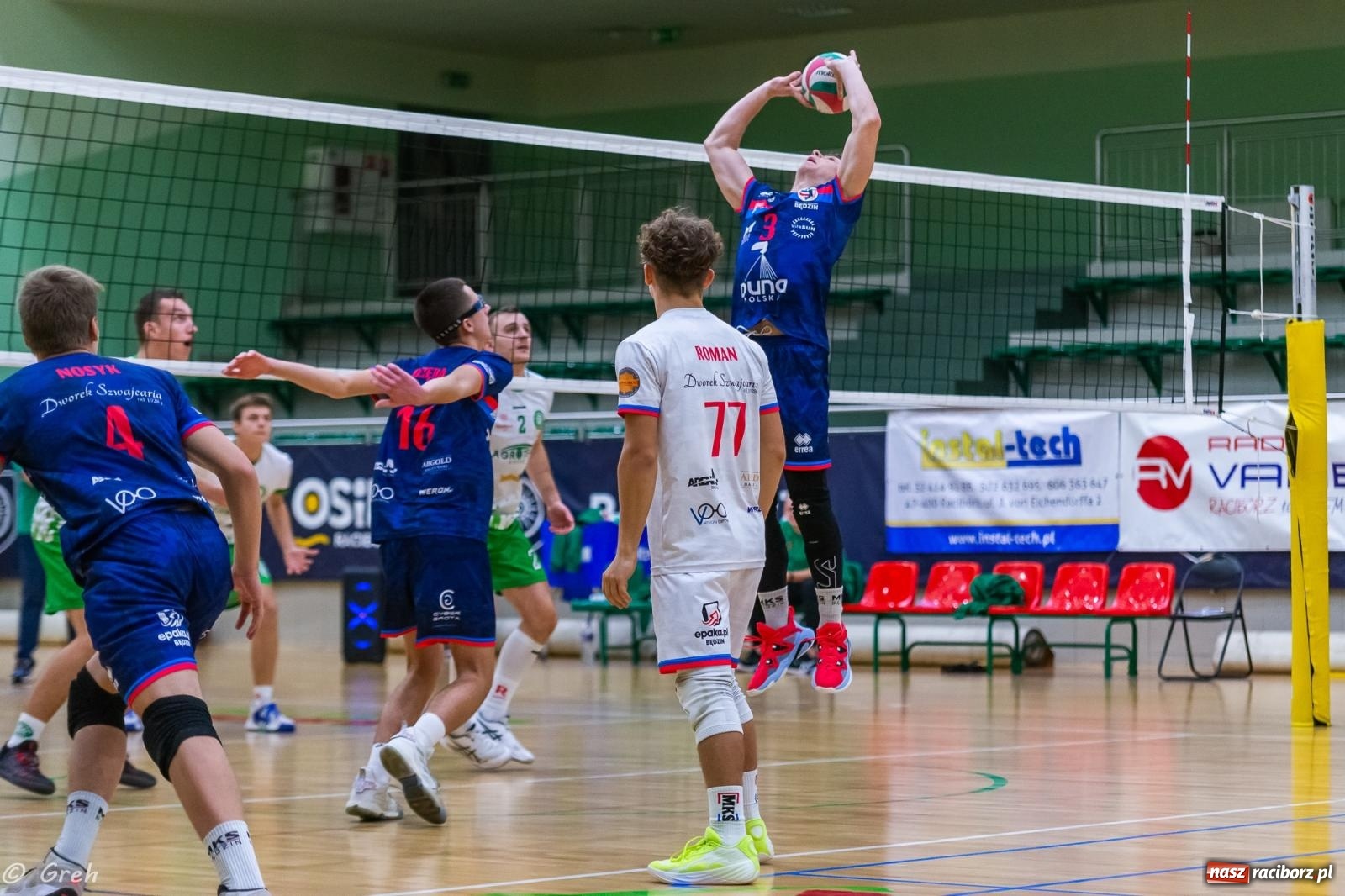 Zdjęcie w galerii na portalu naszraciborz.pl: Siatkówka. Gładka wygrana z outsiderem z Będzina [FOTO i WIDEO] wiadomości z regionu