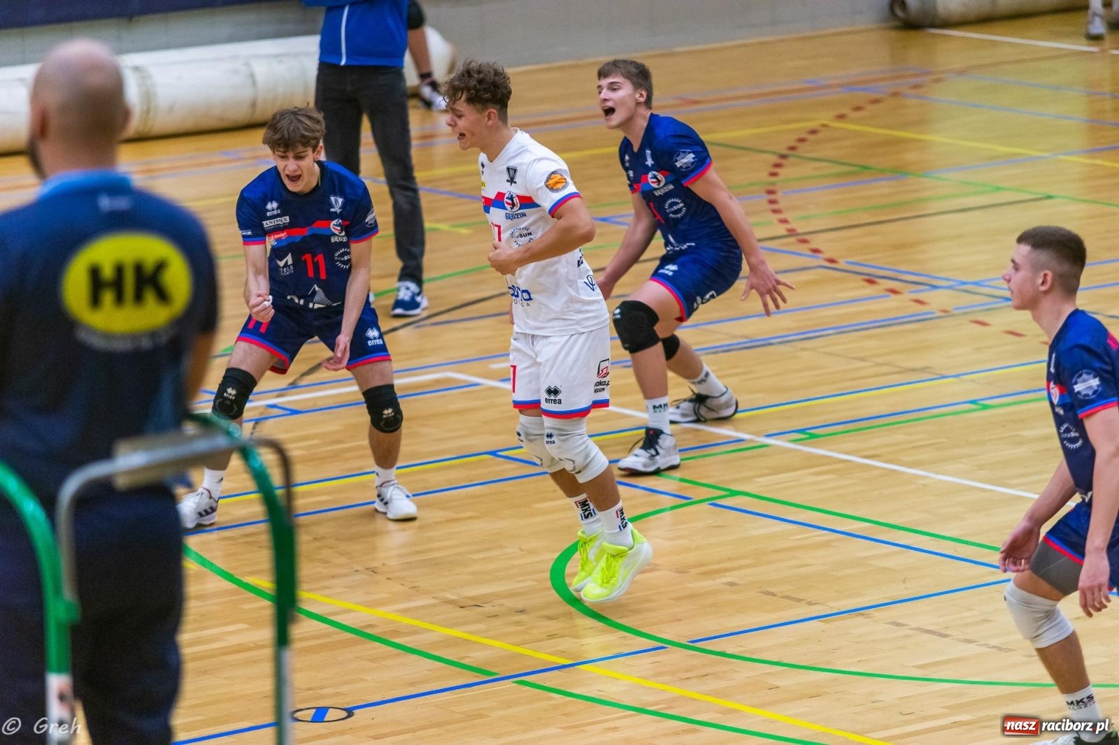 Zdjęcie w galerii na portalu naszraciborz.pl: Siatkówka. Gładka wygrana z outsiderem z Będzina [FOTO i WIDEO] wiadomości z regionu