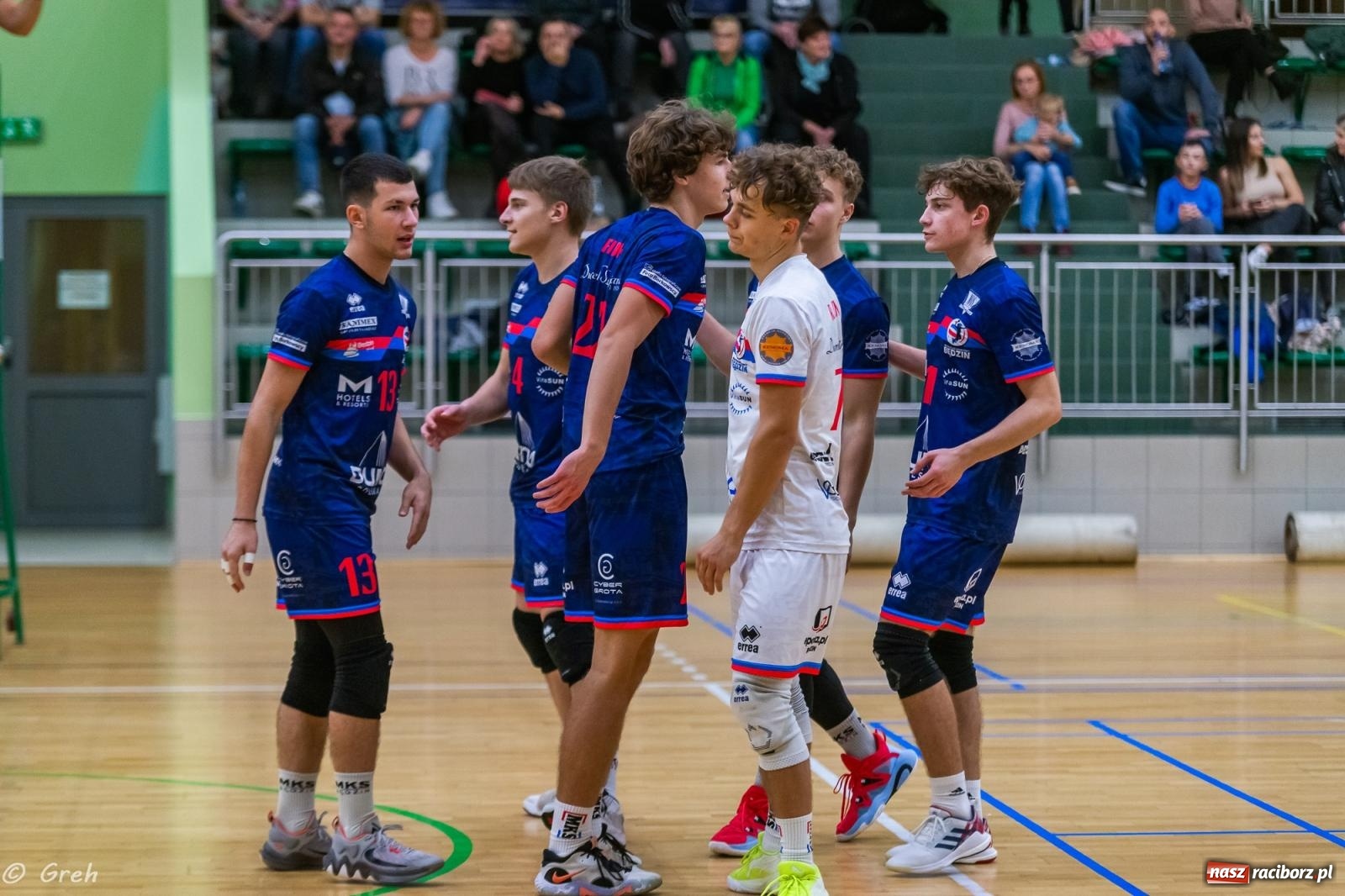 Zdjęcie w galerii na portalu naszraciborz.pl: Siatkówka. Gładka wygrana z outsiderem z Będzina [FOTO i WIDEO] wiadomości z regionu
