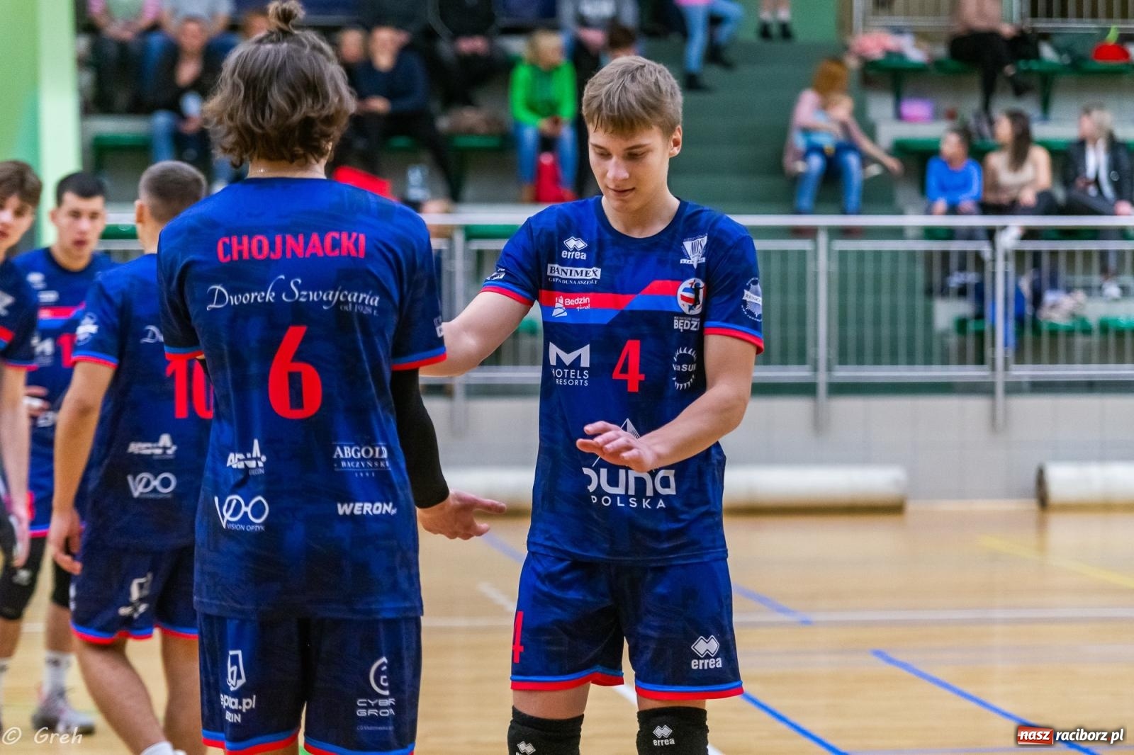 Zdjęcie w galerii na portalu naszraciborz.pl: Siatkówka. Gładka wygrana z outsiderem z Będzina [FOTO i WIDEO] wiadomości z regionu