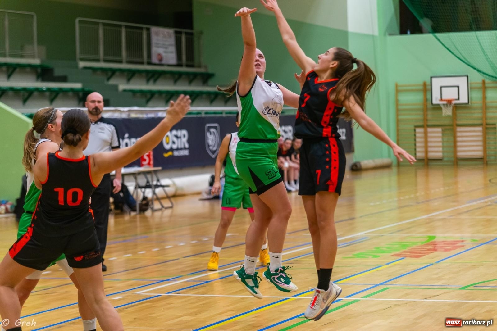 Zdjęcie w galerii na portalu naszraciborz.pl: Polkowice lepsze w Raciborzu. Poważne kontuzje dwóch zawodniczek RKK [FOTO i WIDEO] wiadomości z regionu