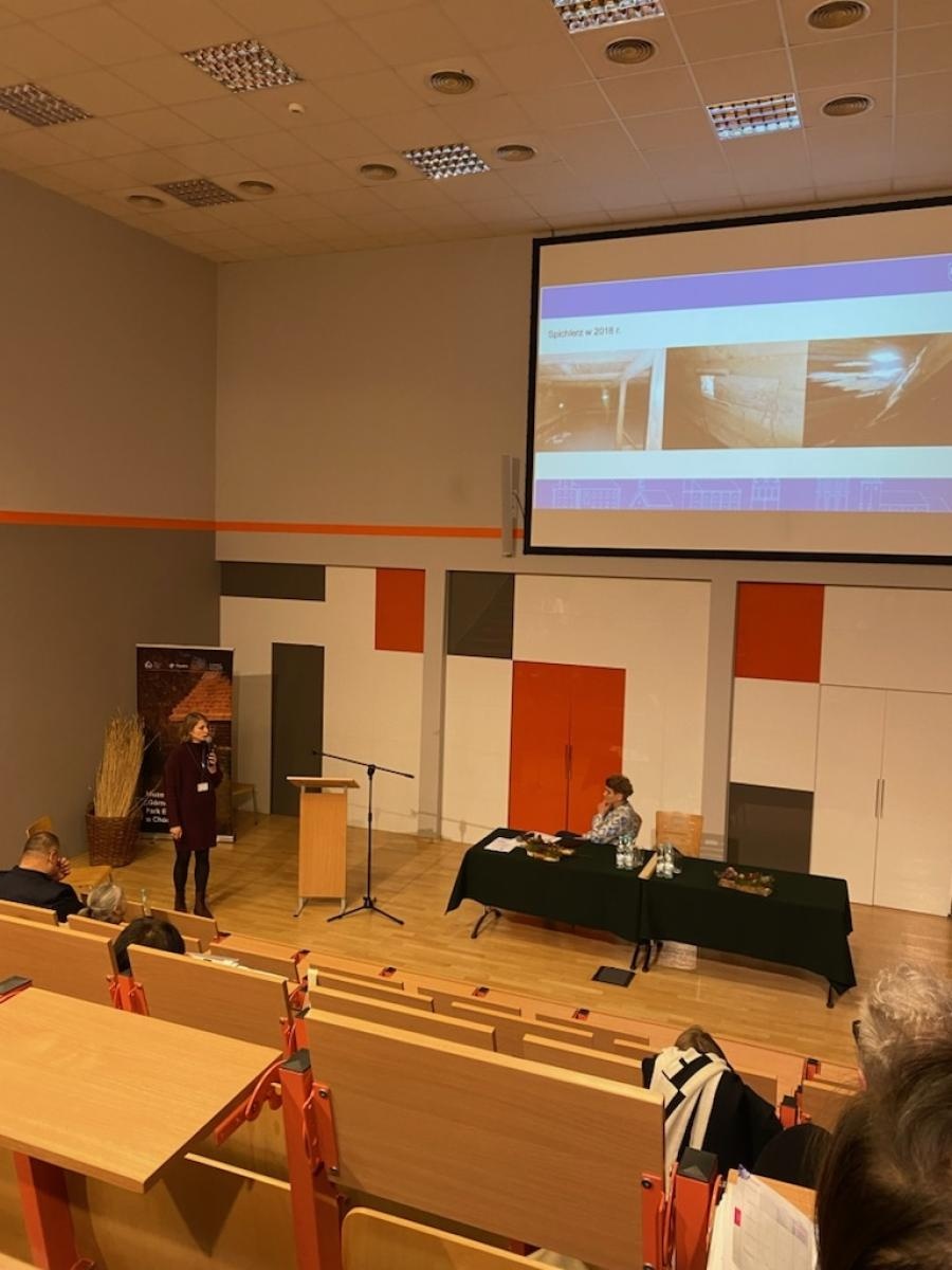 Zdjęcie w galerii na portalu naszraciborz.pl: Raciborski spichlerz promowany na konferencji w Górnośląskim Parku Etnograficznym w Chorzowie wiadomości z regionu