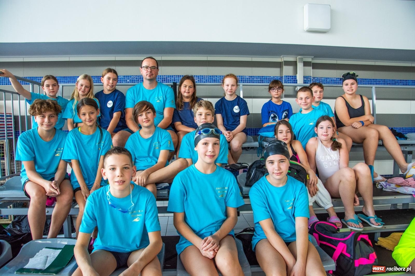 Zdjęcie w galerii na portalu naszraciborz.pl: Pływackie nadzieje z Raciborza rywalizowały w H2Ostróg wiadomości z regionu
