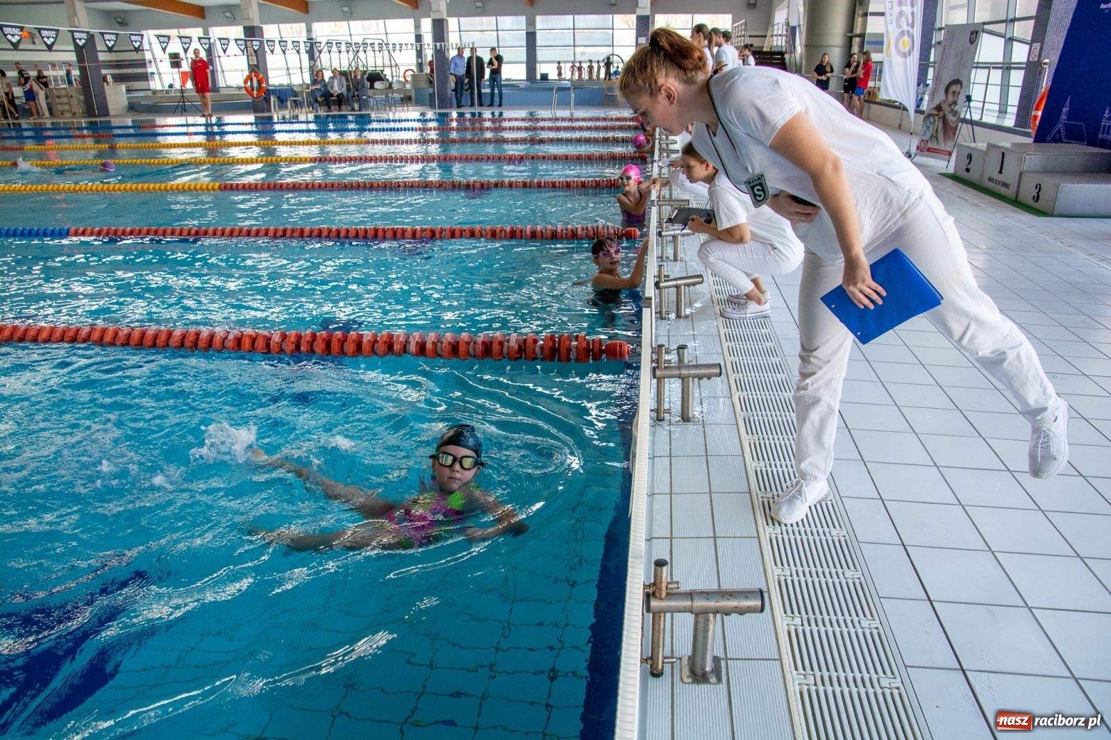 Zdjęcie w galerii na portalu naszraciborz.pl: Pływackie nadzieje z Raciborza rywalizowały w H2Ostróg wiadomości z regionu