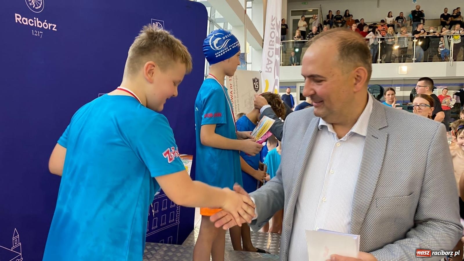 Zdjęcie w galerii na portalu naszraciborz.pl: Pływackie nadzieje z Raciborza rywalizowały w H2Ostróg wiadomości z regionu