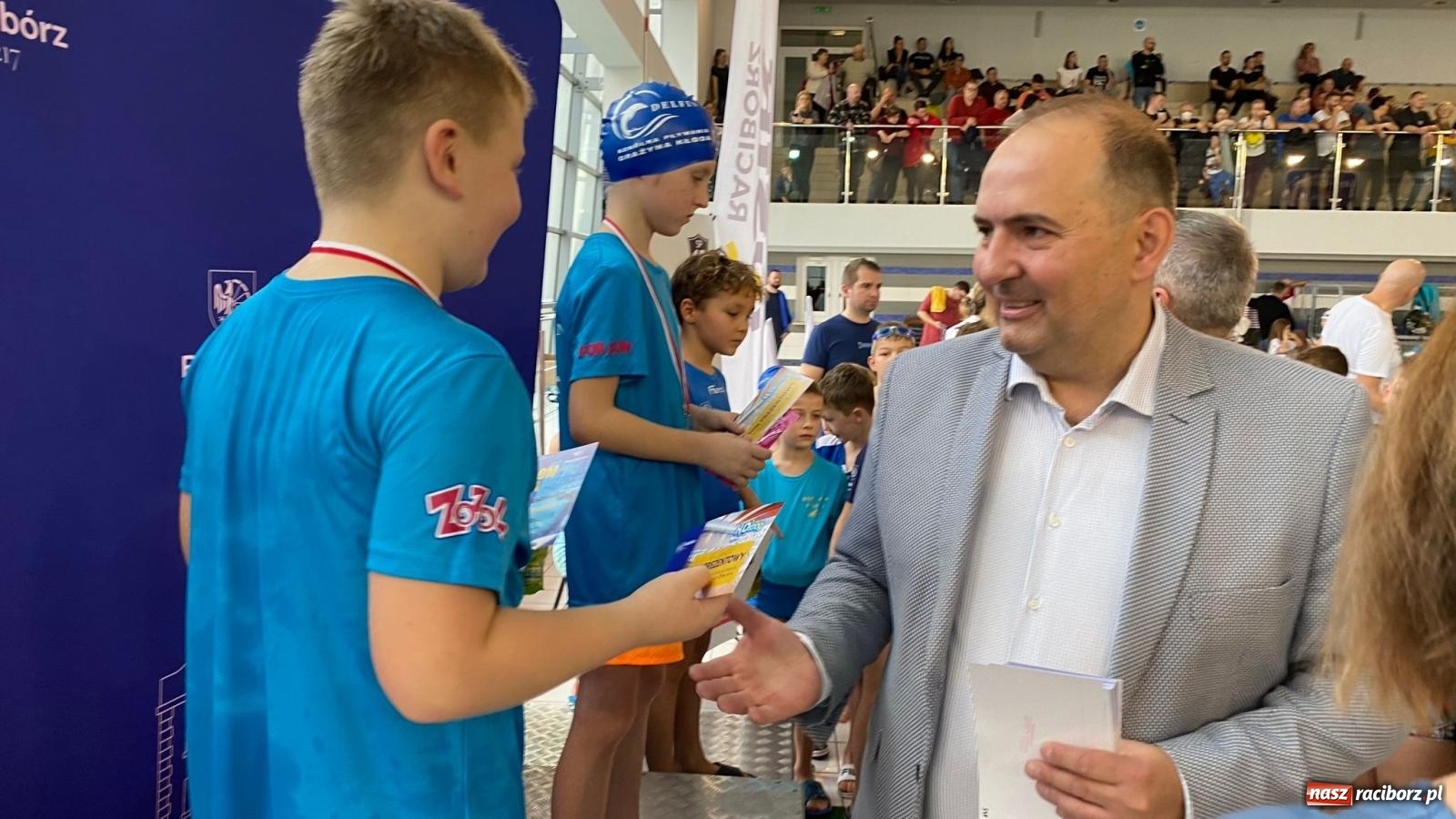 Zdjęcie w galerii na portalu naszraciborz.pl: Pływackie nadzieje z Raciborza rywalizowały w H2Ostróg wiadomości z regionu